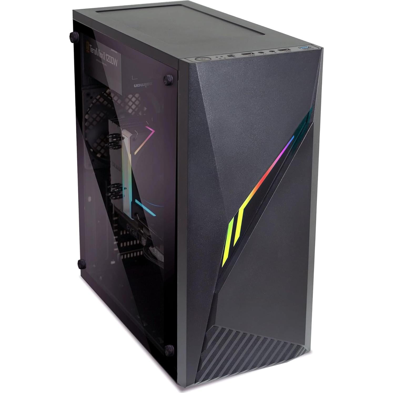 Caja de PC Gaming Zalman Raven ATX - RGB, Vidrio Templado, 120mm