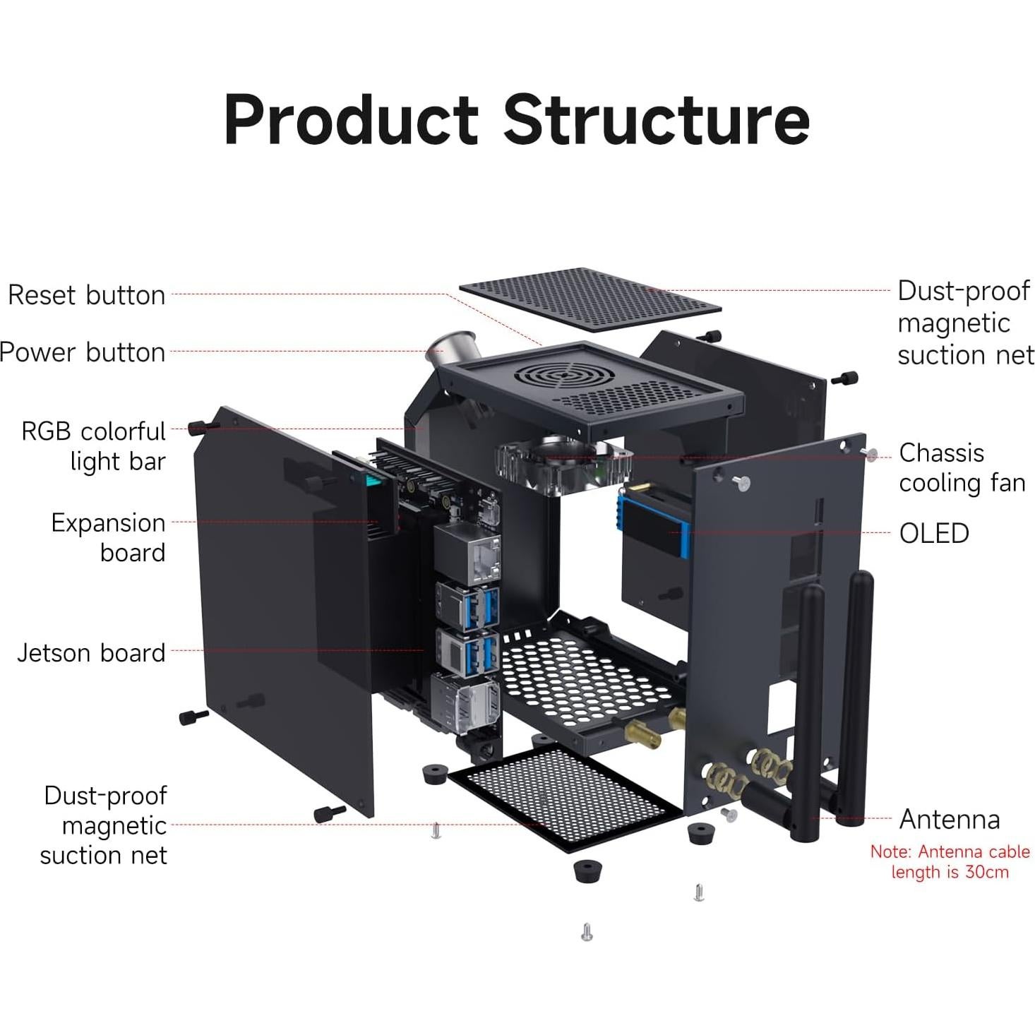 Caja Protectora Yahboom CUBE NANO para Jetson Orin y Nano
