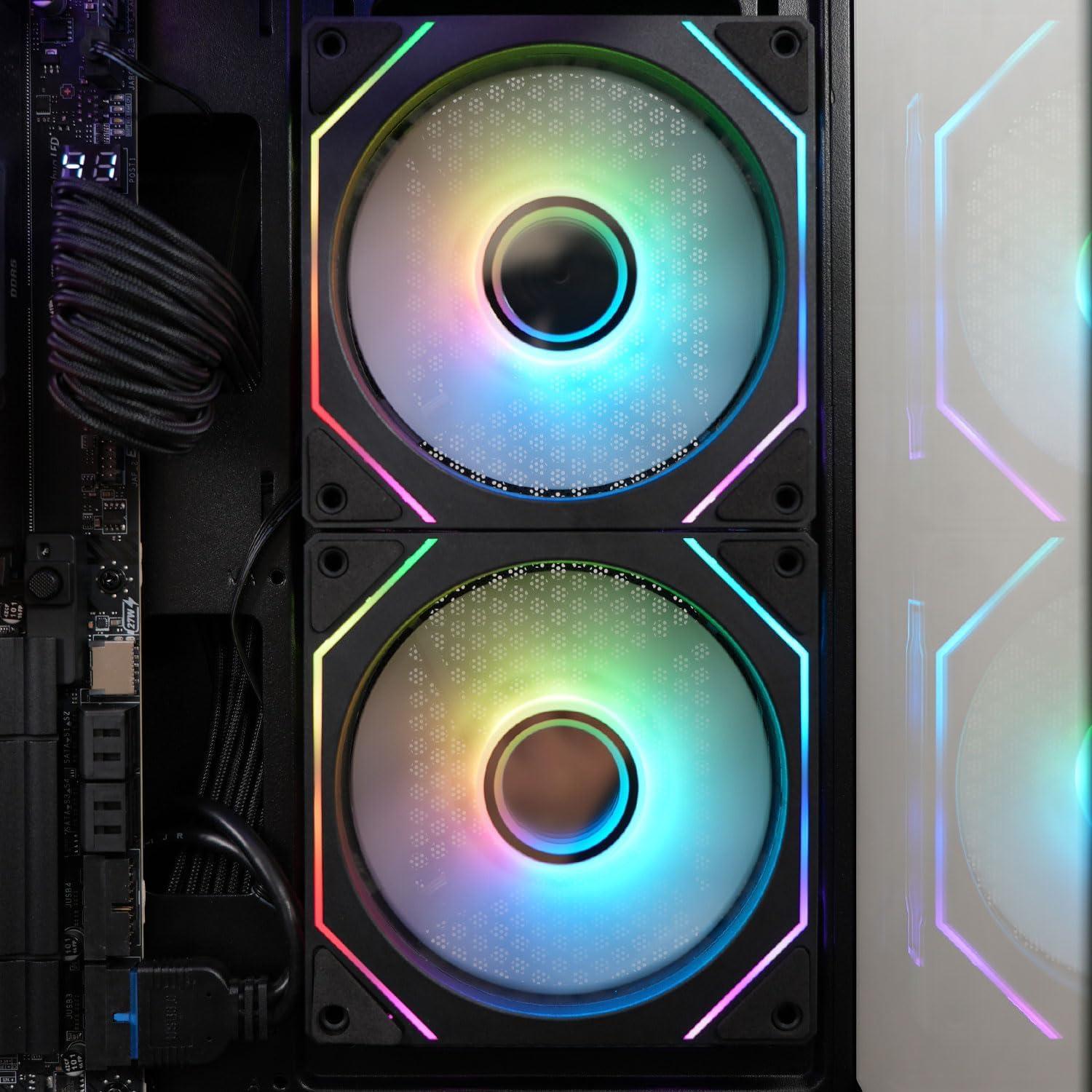 Caja de PC Zalman CHRONIX Mid-Tower ATX con 3 Ventiladores ARGB