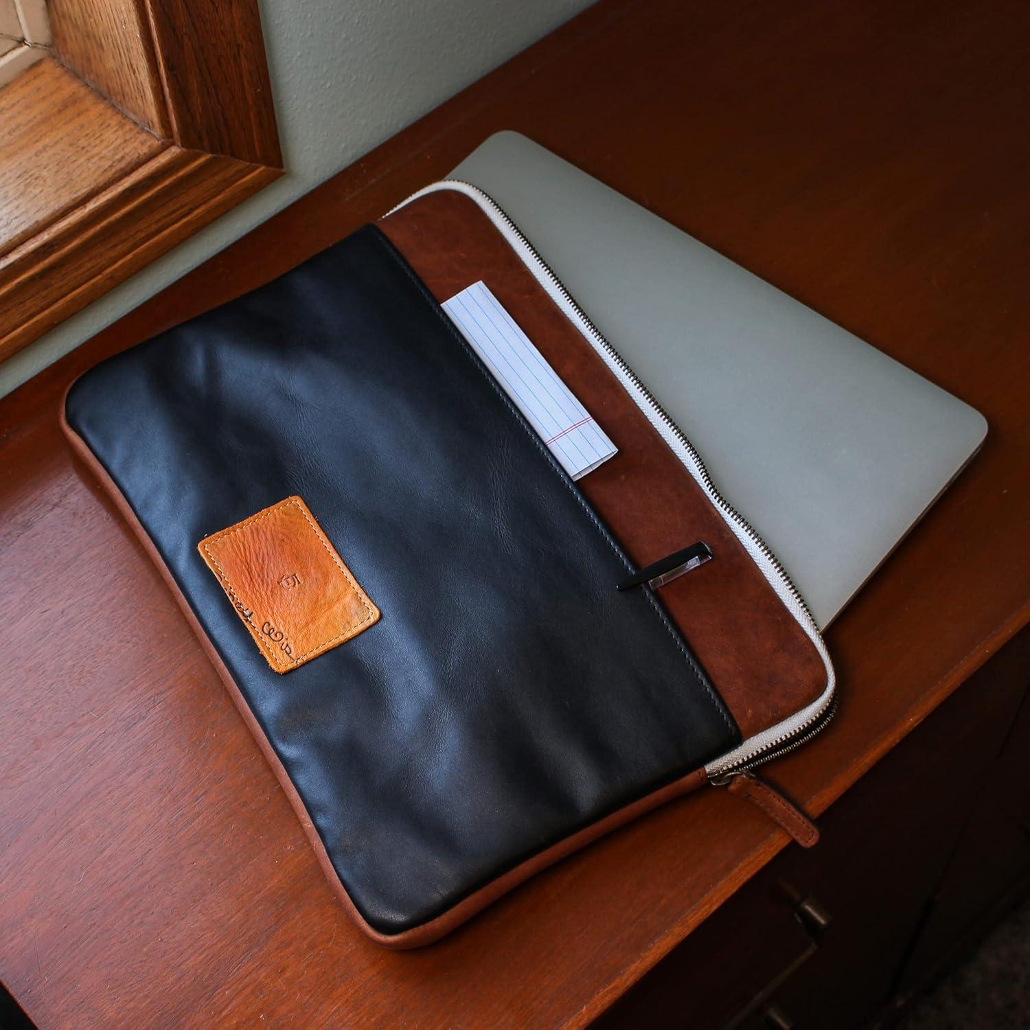 Funda de Laptop de Cuero FC Goods 15" Vintage Unisex