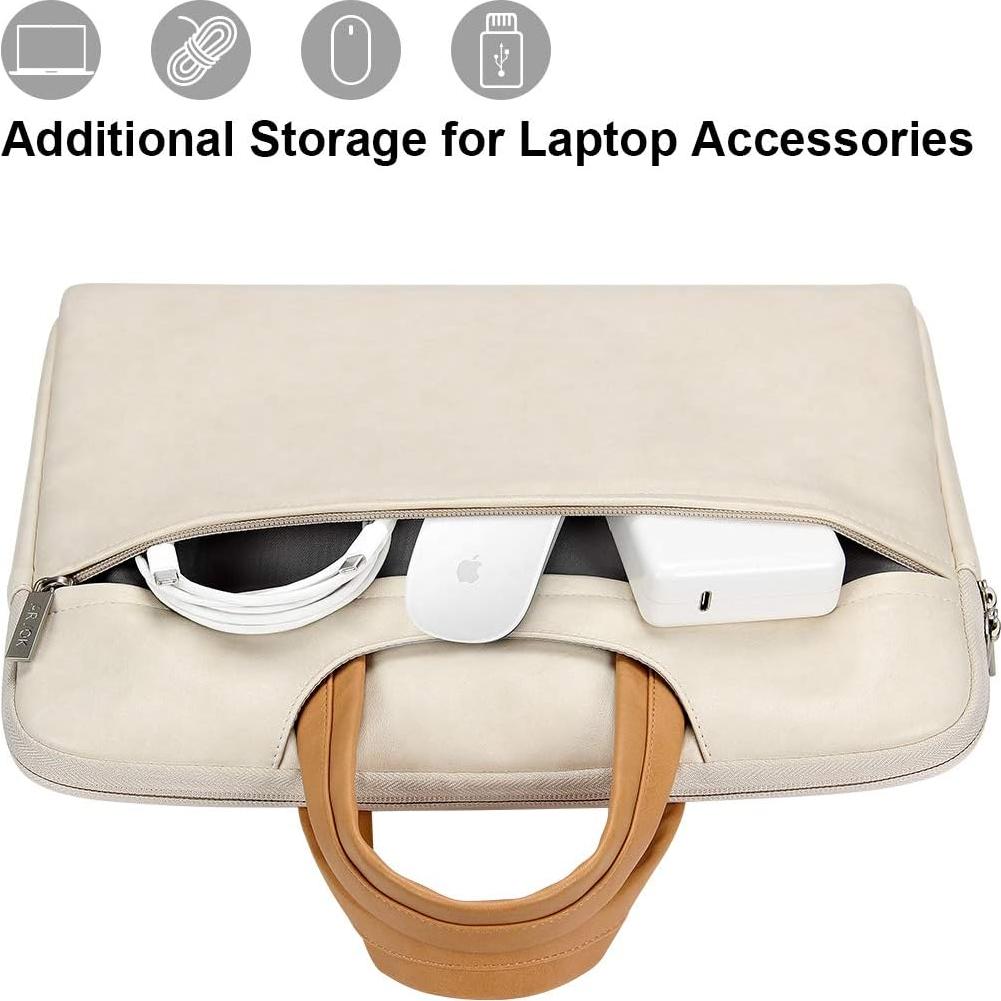 Funda para Laptop Arvok 15.6" Cuero Premium Resistente al Agua