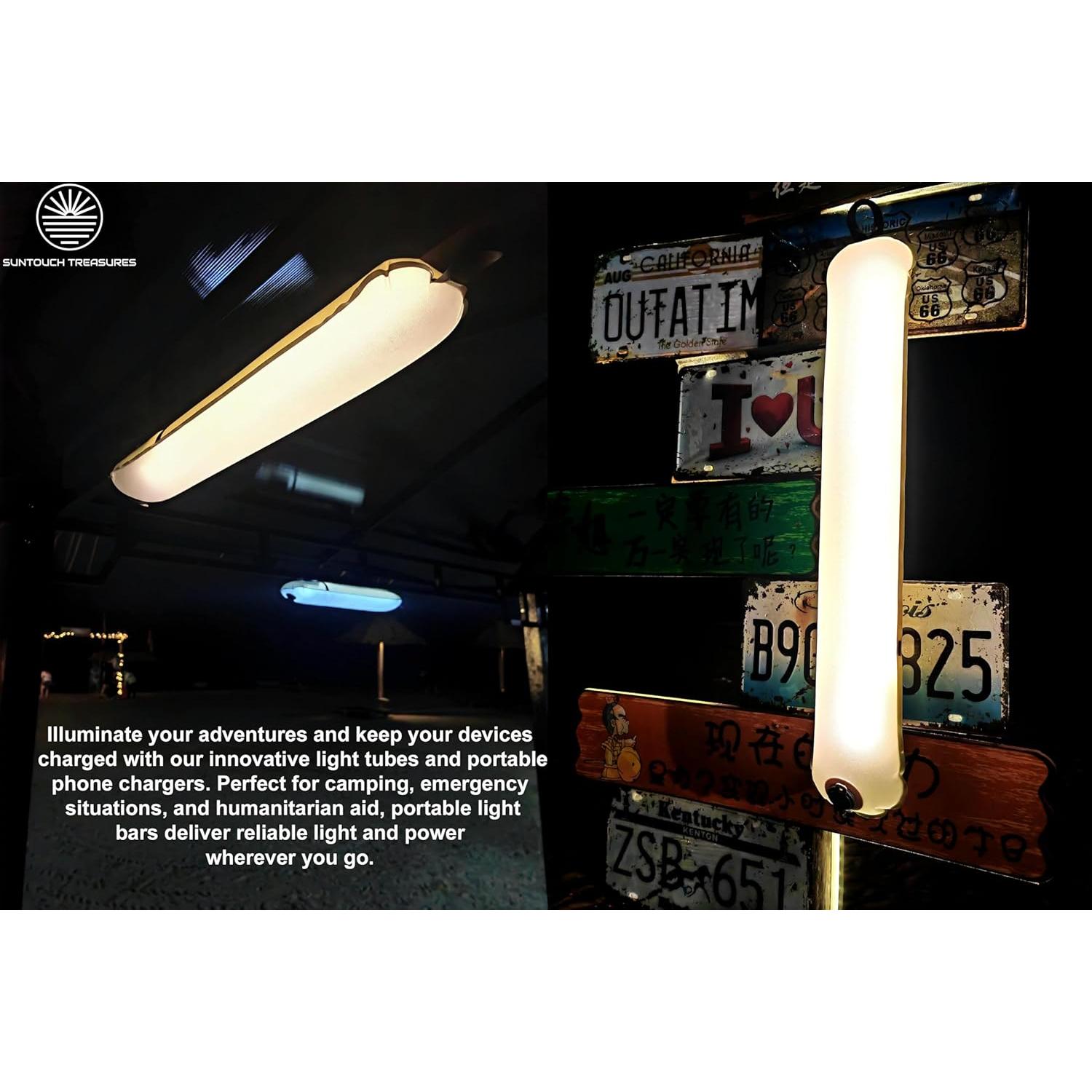 Linterna Inflable Solar ZTARX STS86 - 4 Modos, IP66, 4000mAh