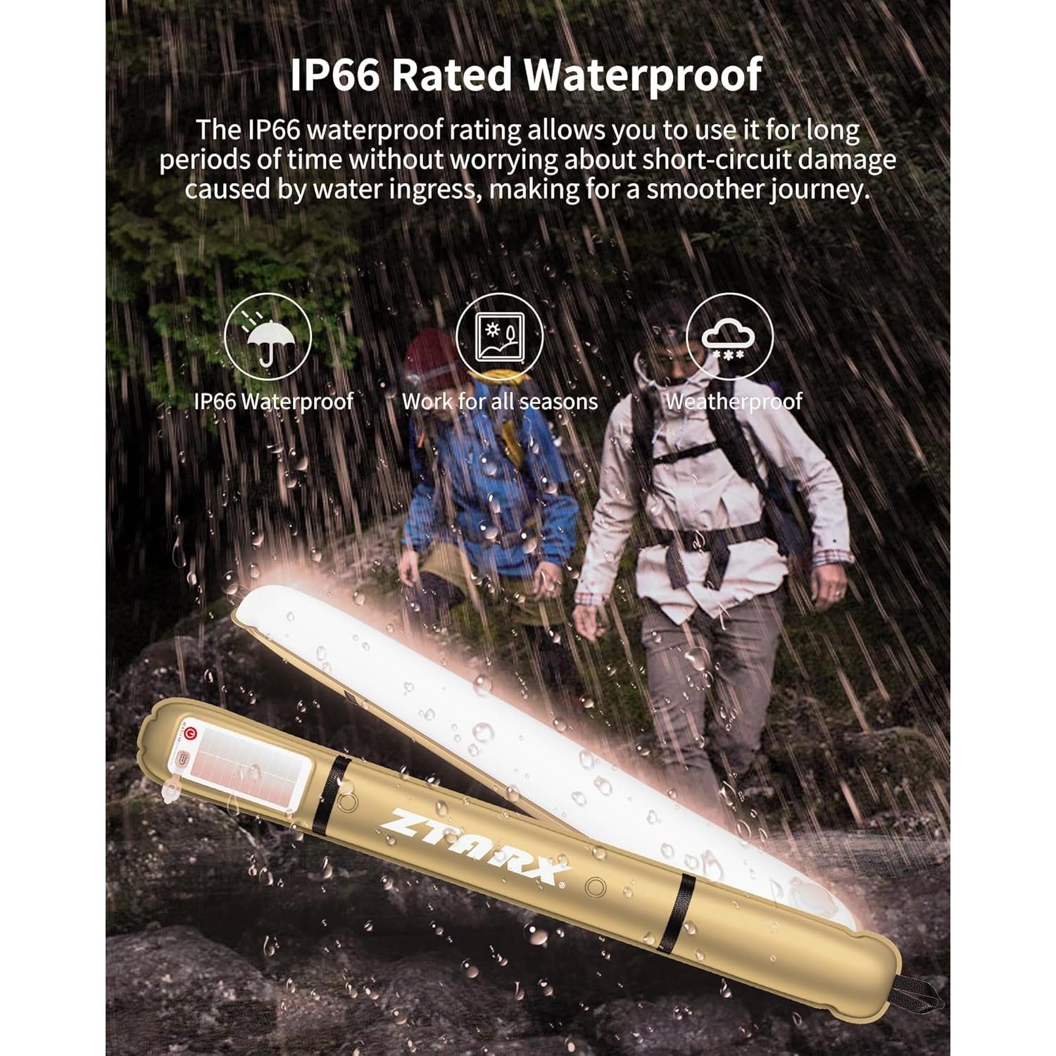 Luz Inflable Camping Solar FELICON TubeS20 2000mAh IP66