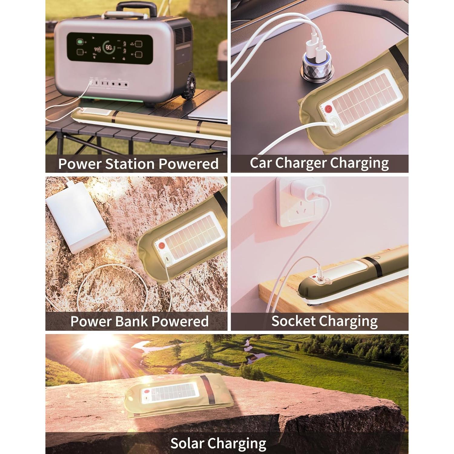 Luz Inflable Camping Solar FELICON TubeS20 2000mAh IP66