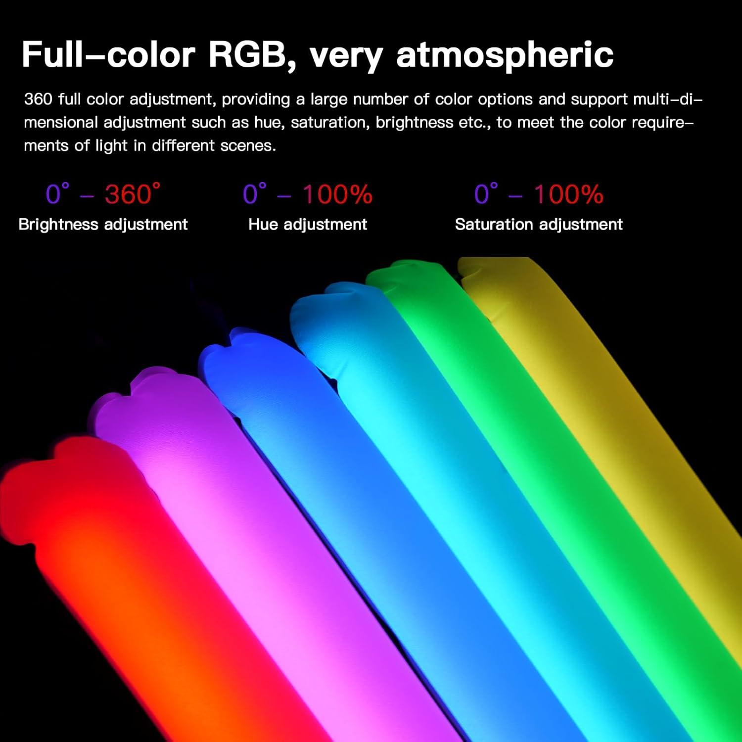 Luz de Video Inflable INKEE GCA30C 90cm RGB 5000mAh