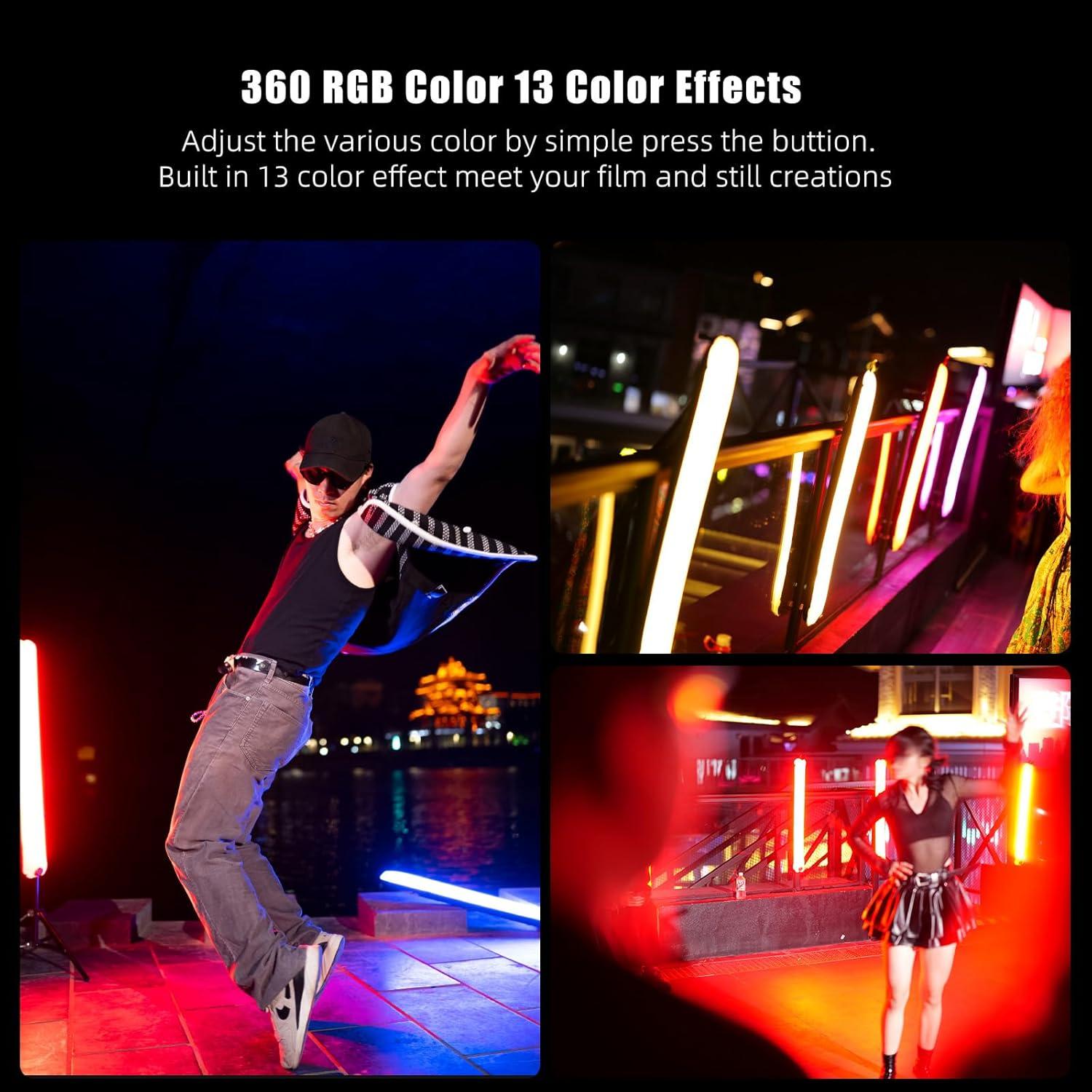 Luz de Video Inflable INKEE GCA30C 90cm RGB 5000mAh