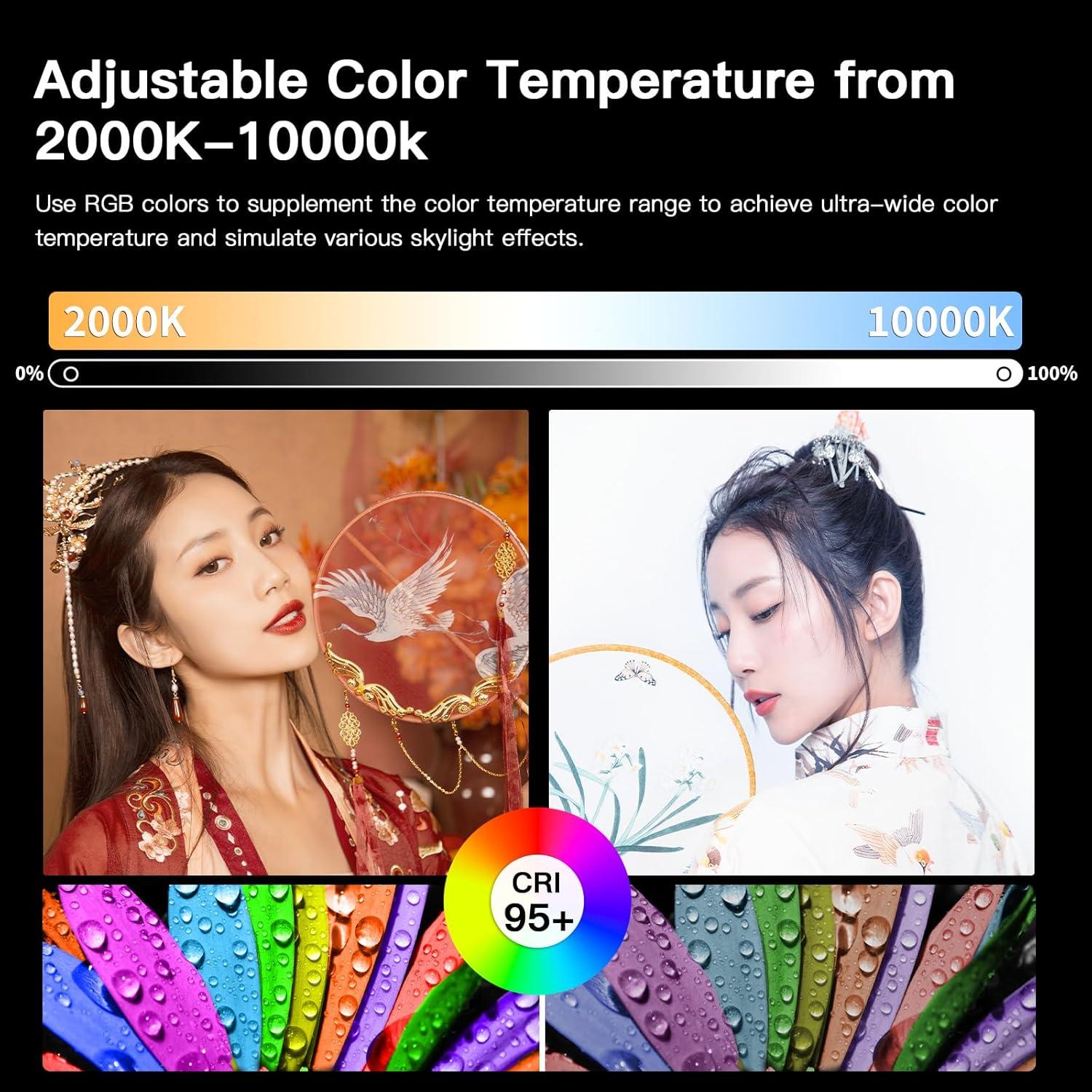 Luz de Video Inflable INKEE GCA30C 90cm RGB 5000mAh