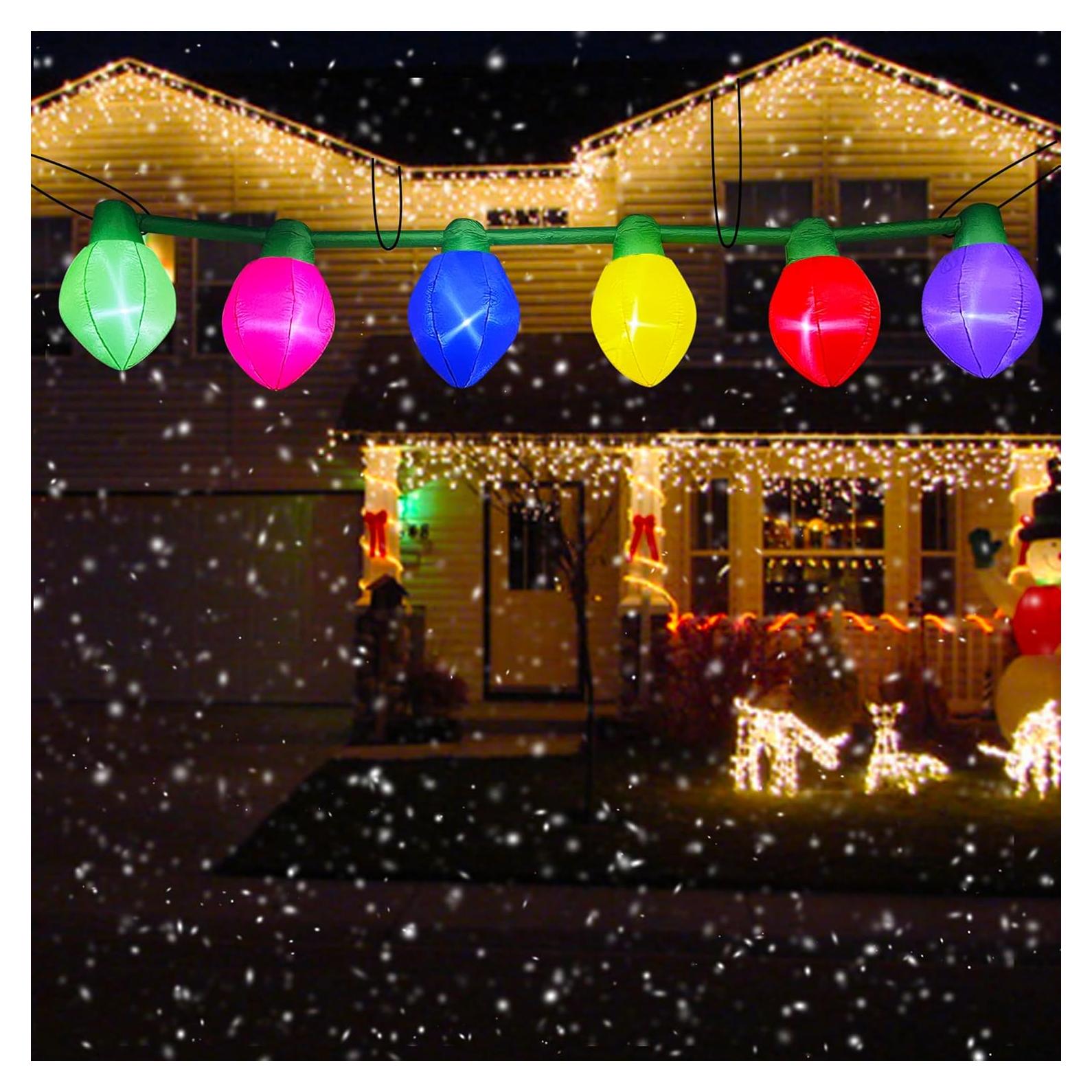 Adorno Inflable de Navidad SEASONBLOW 4.57 m con Luz LED