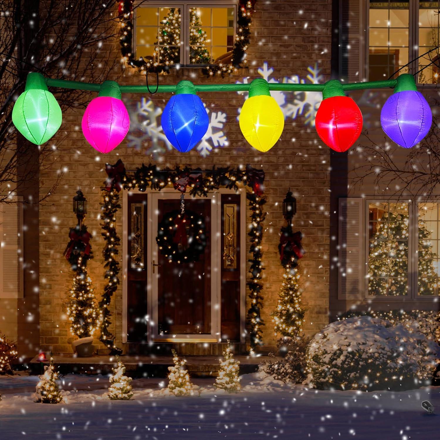 Adorno Inflable de Navidad SEASONBLOW 4.57 m con Luz LED