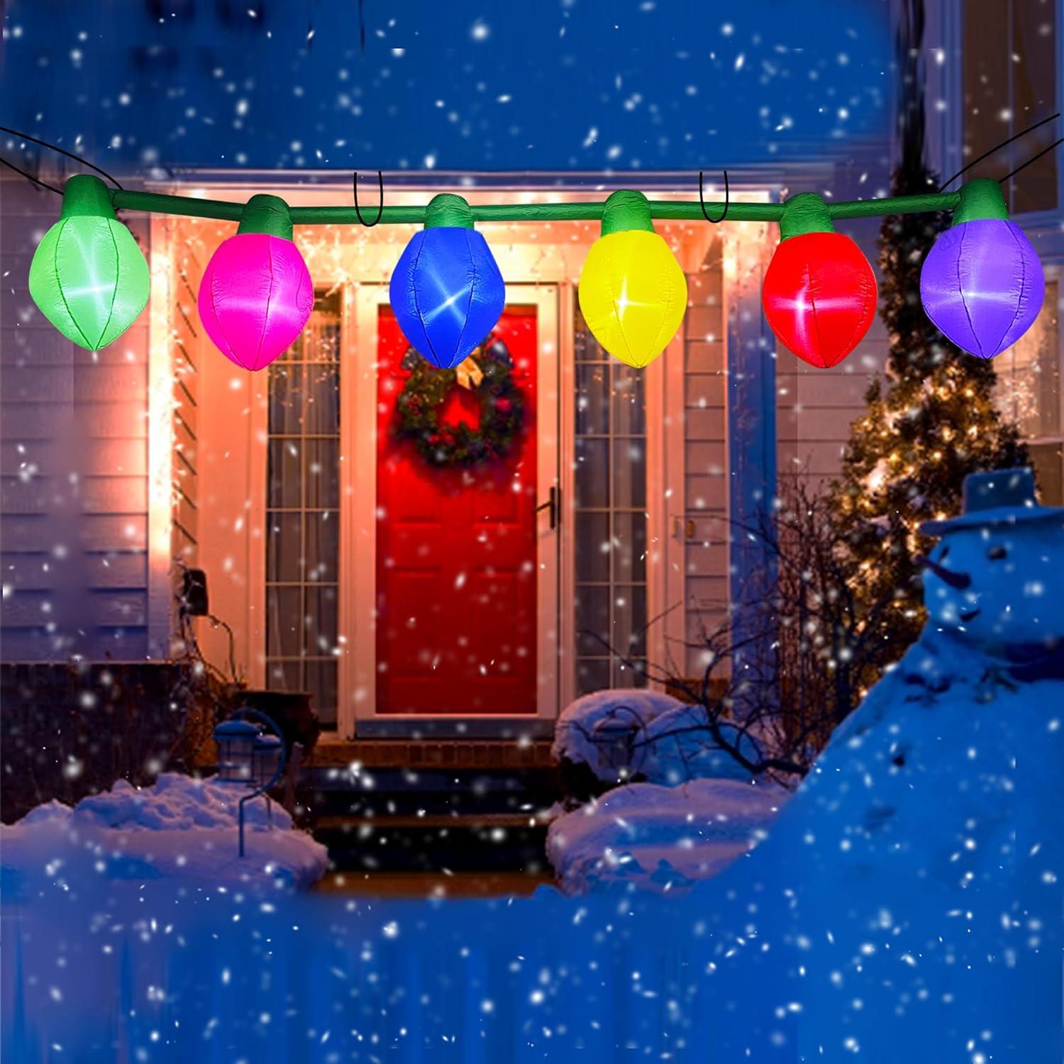 Adorno Inflable de Navidad SEASONBLOW 4.57 m con Luz LED