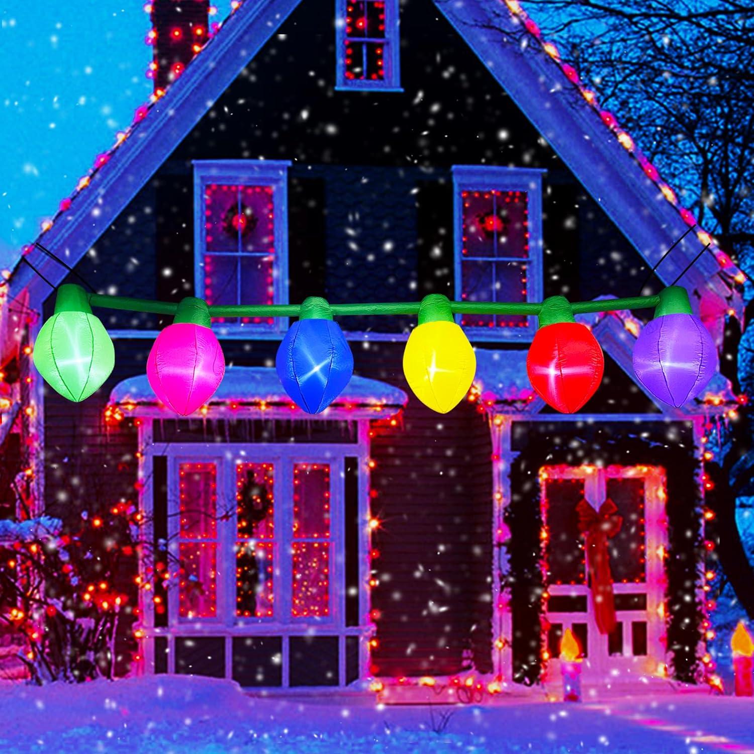 Adorno Inflable de Navidad SEASONBLOW 4.57 m con Luz LED