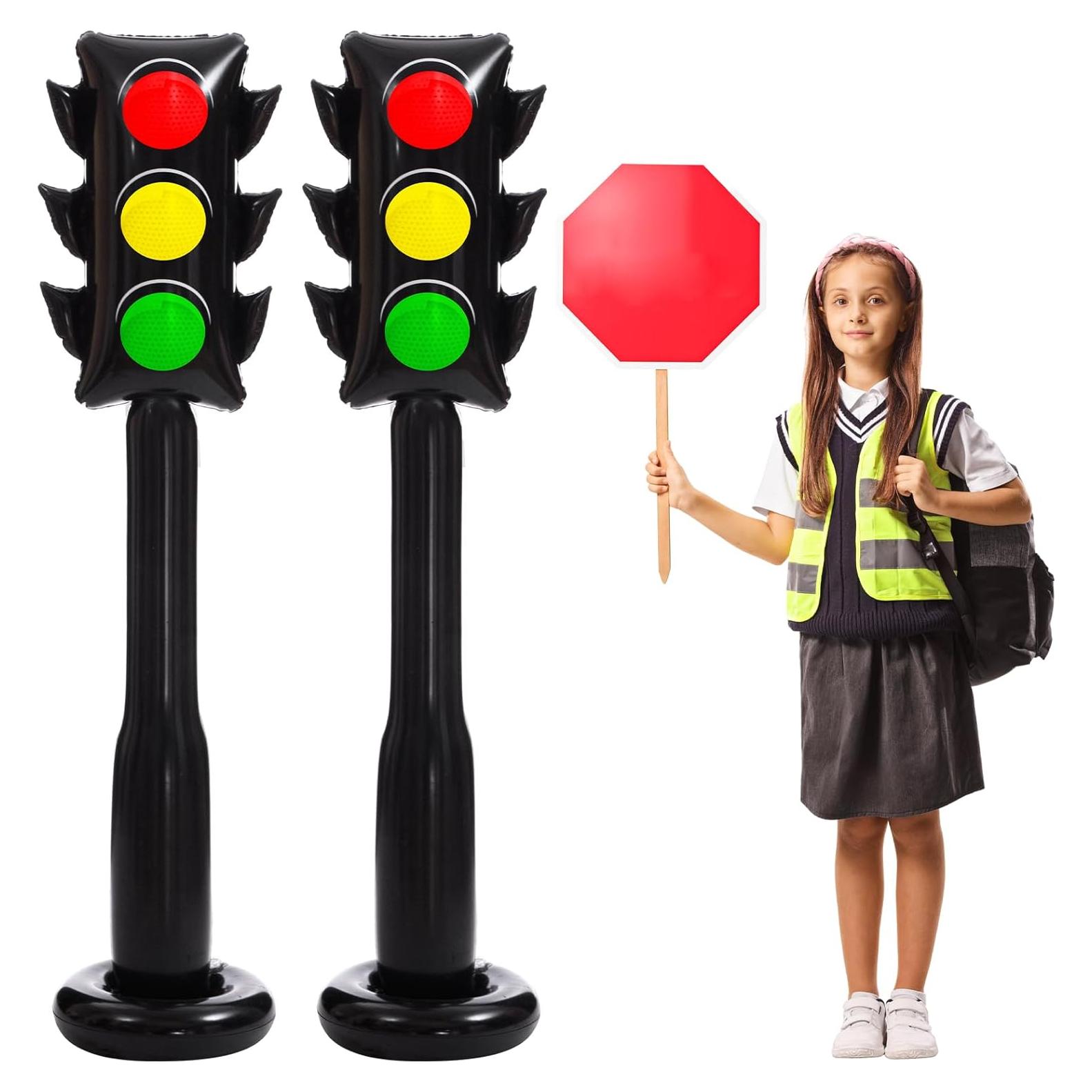 Paquete de 2 globos de tráfico inflables JellyArch 150 cm