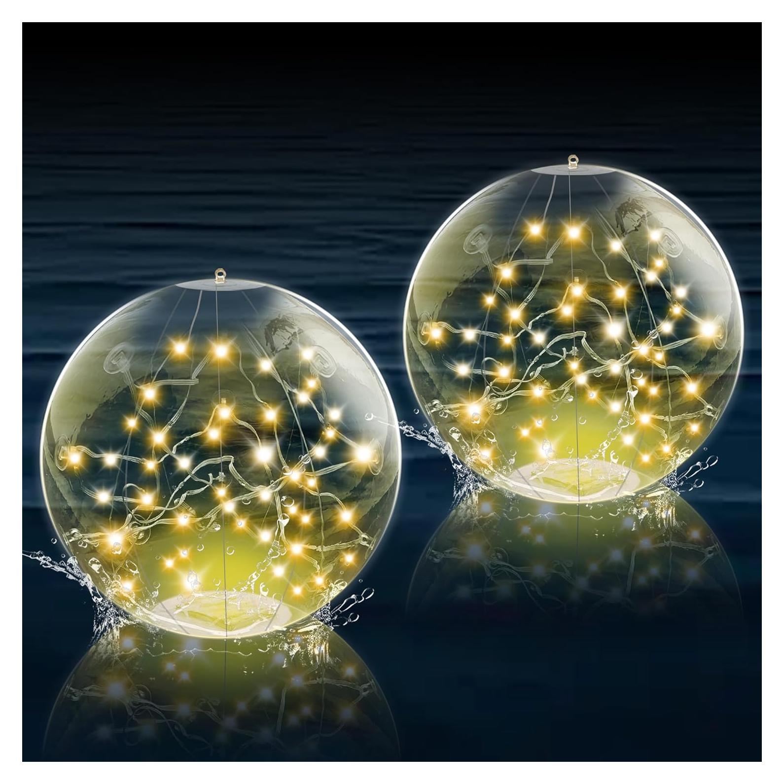 Luces Flotantes Solares WIND STAR, 35.56 cm, Paquete de 2