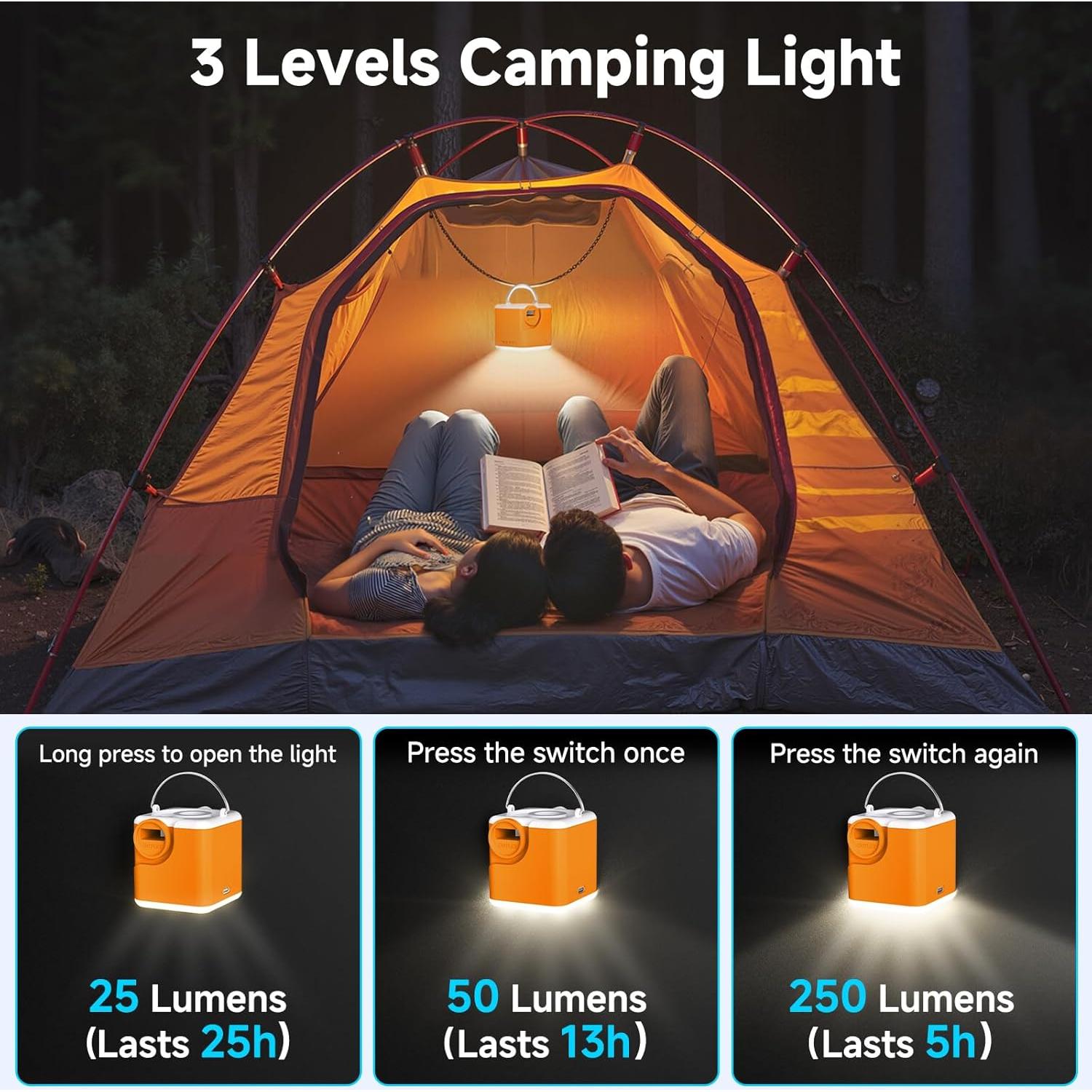 Bomba de Aire Portátil Clopria 2400mAh 4.5kPa con Luz