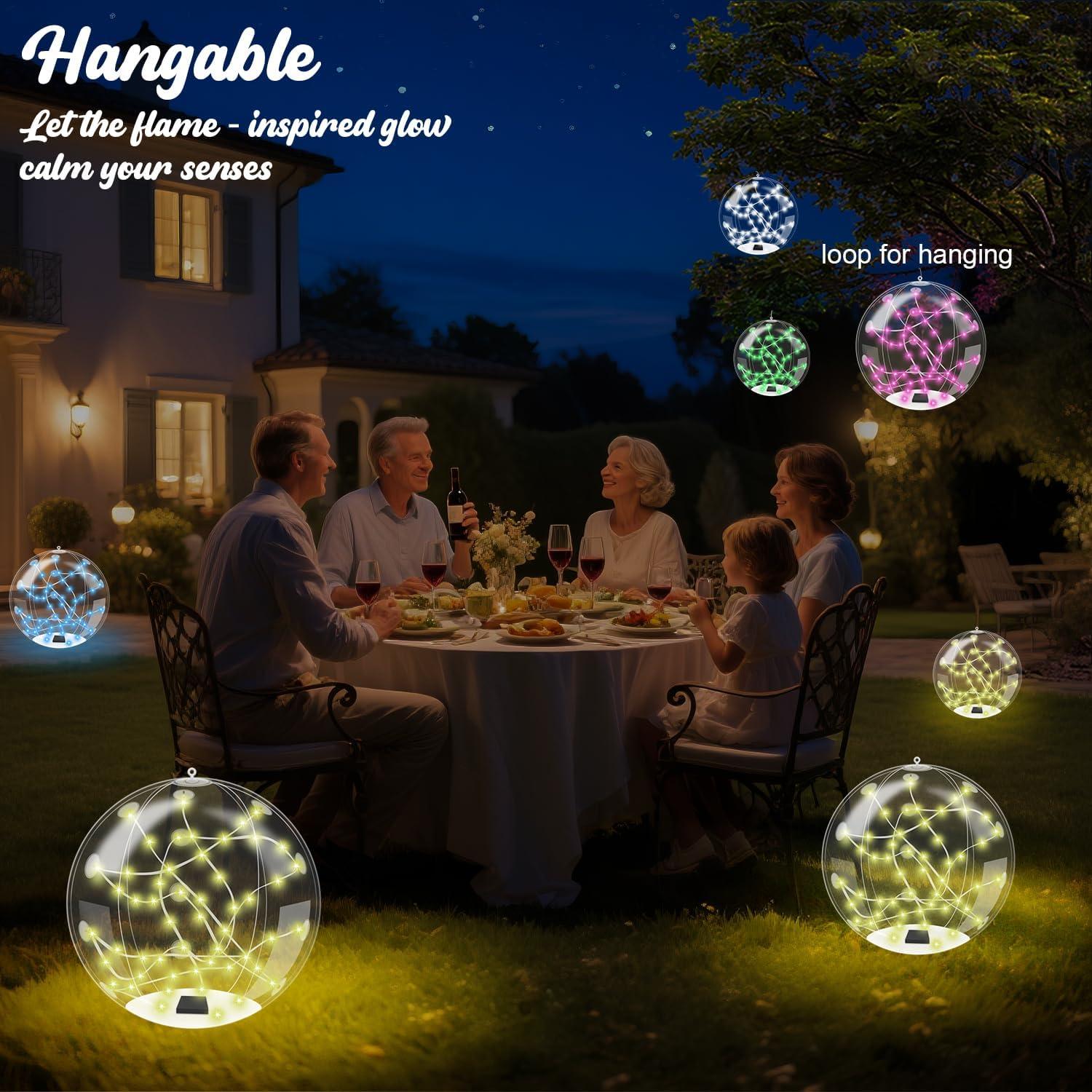 Luces Flotantes Solares Waputne 35.56 cm IP68 2 Pcs con Control Remoto