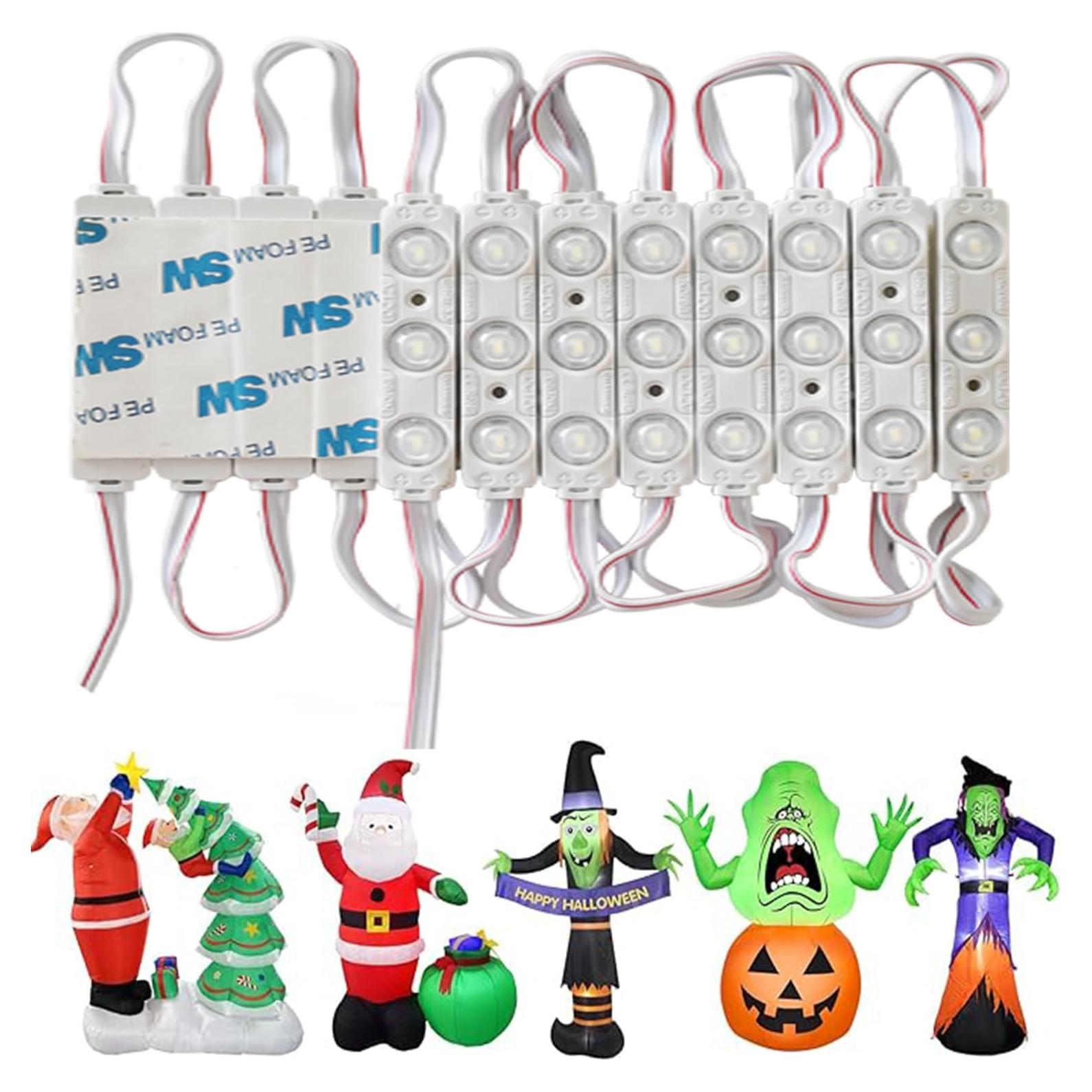 Luces LED Erudite 20Pcs 5730SMD Blanco 3.66m DC12V Impermeables