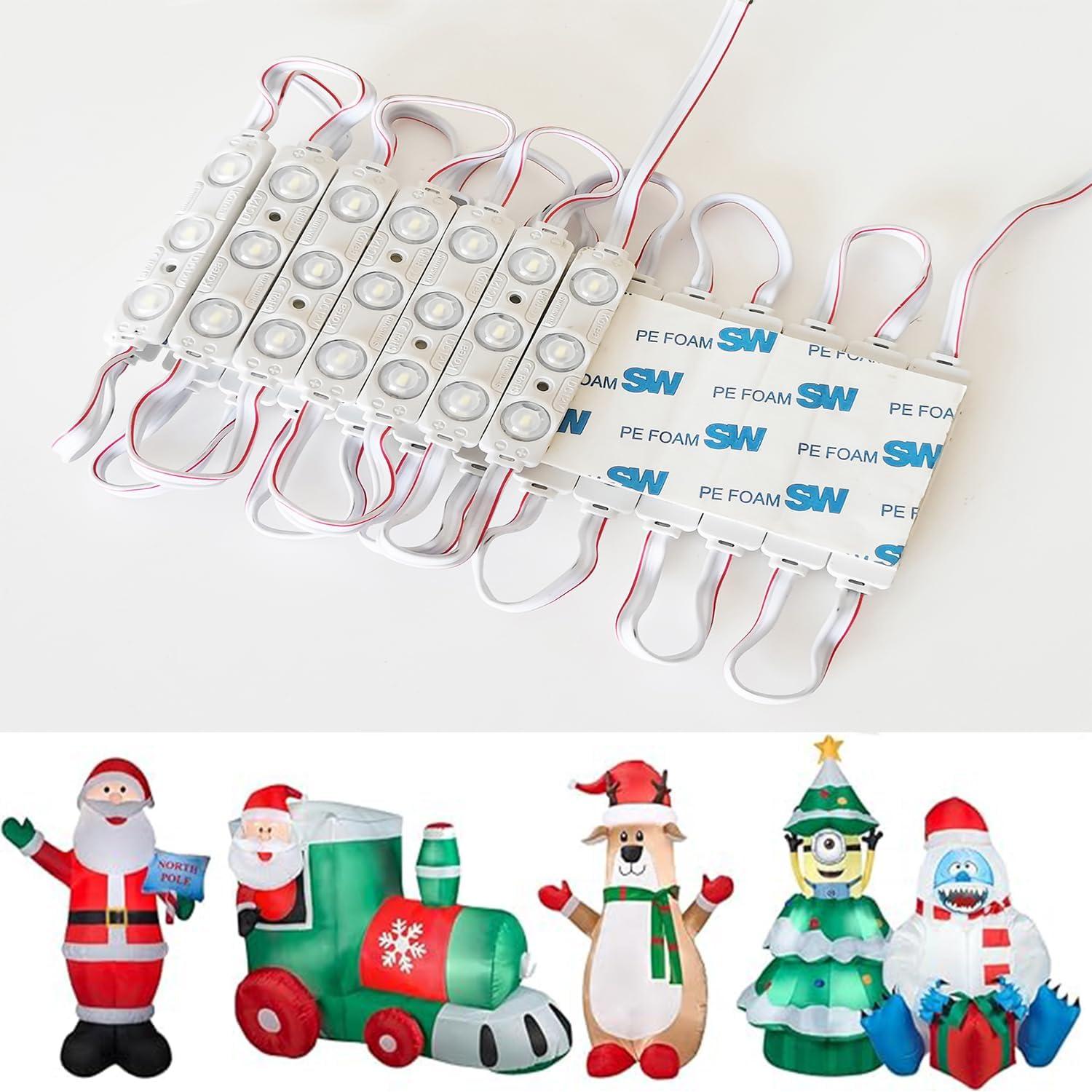 Luces LED Erudite 20Pcs 5730SMD Blanco 3.66m DC12V Impermeables