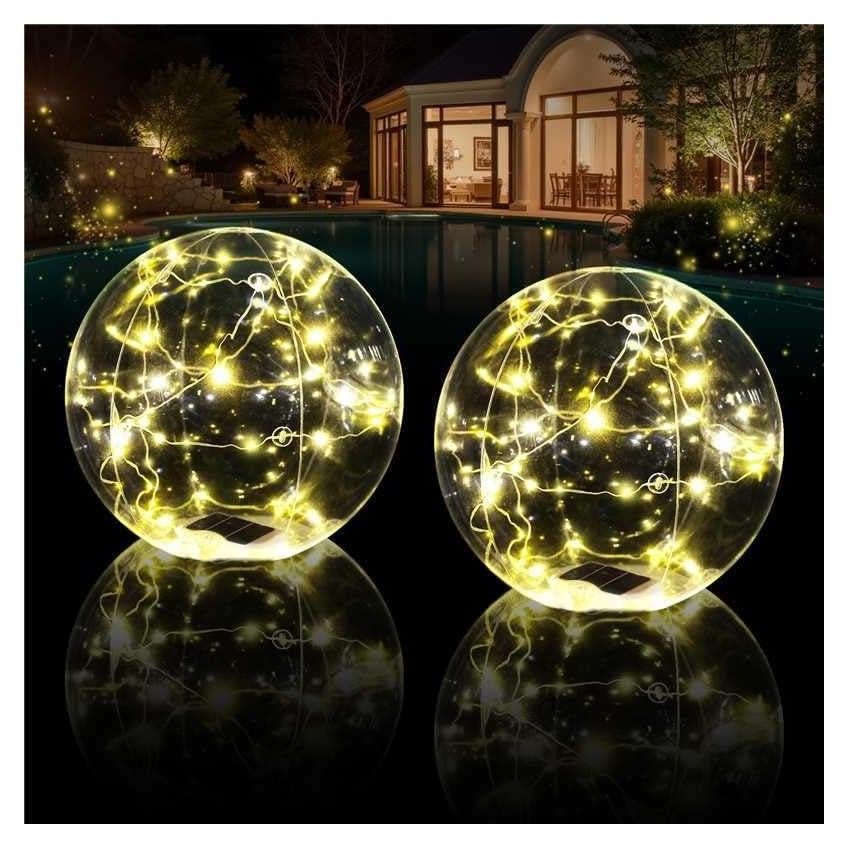 Luces Flotantes Solares Cootway 15 Pulgadas IP68 - 2PC