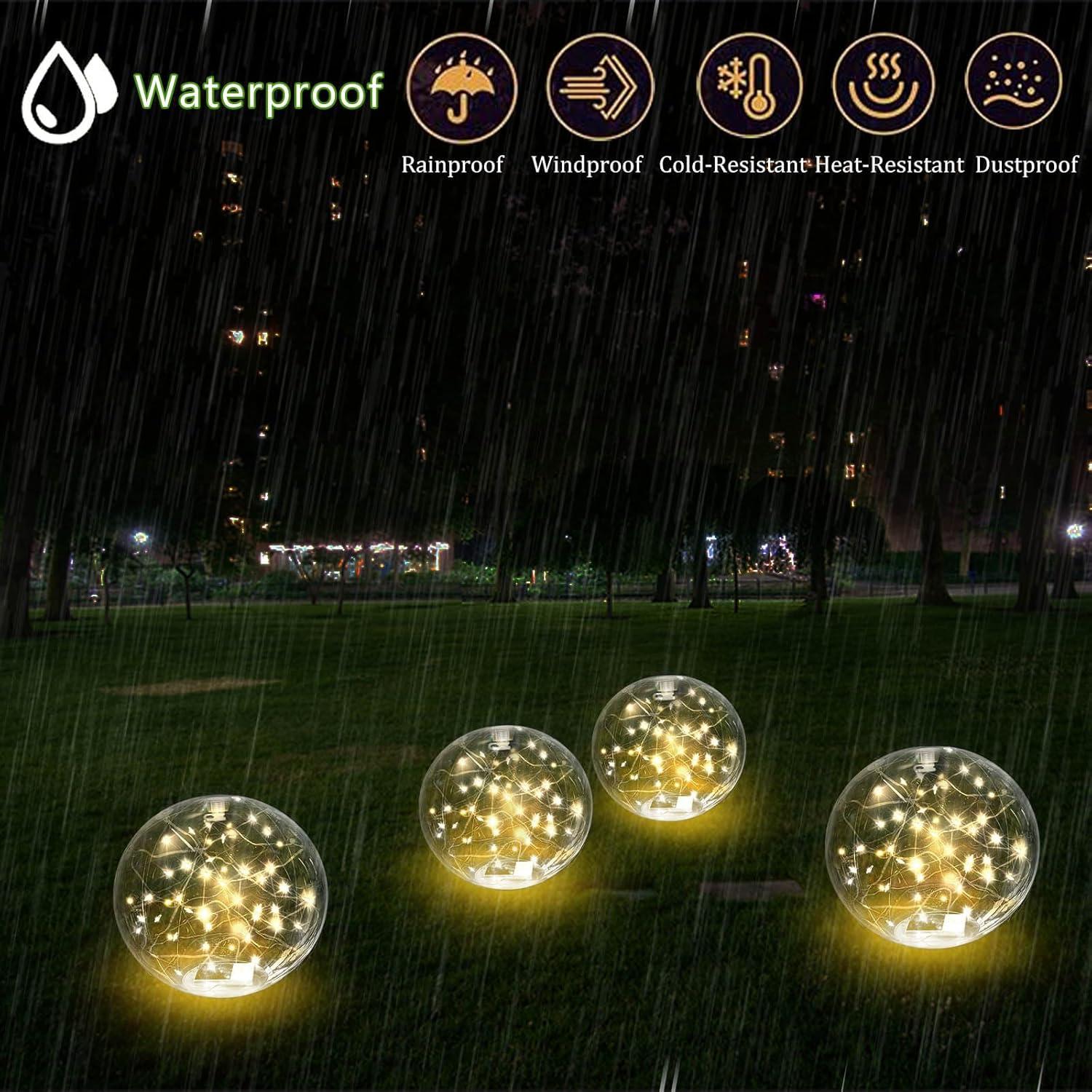 Luces Flotantes Solares para Piscina SATXTREM - Paquete de 8