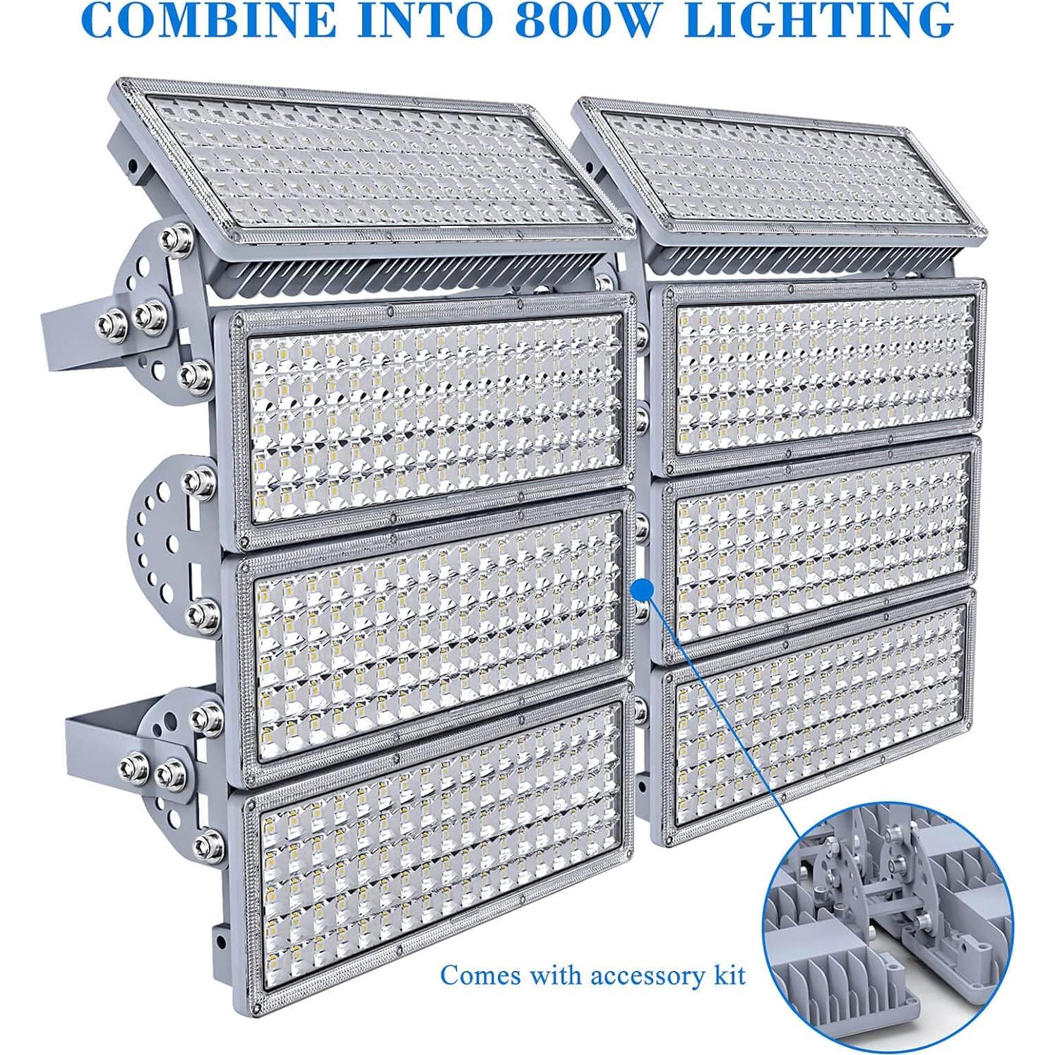 Proyector LED 800W Kekeou 112000 Lúmenes IP67 Ajustable