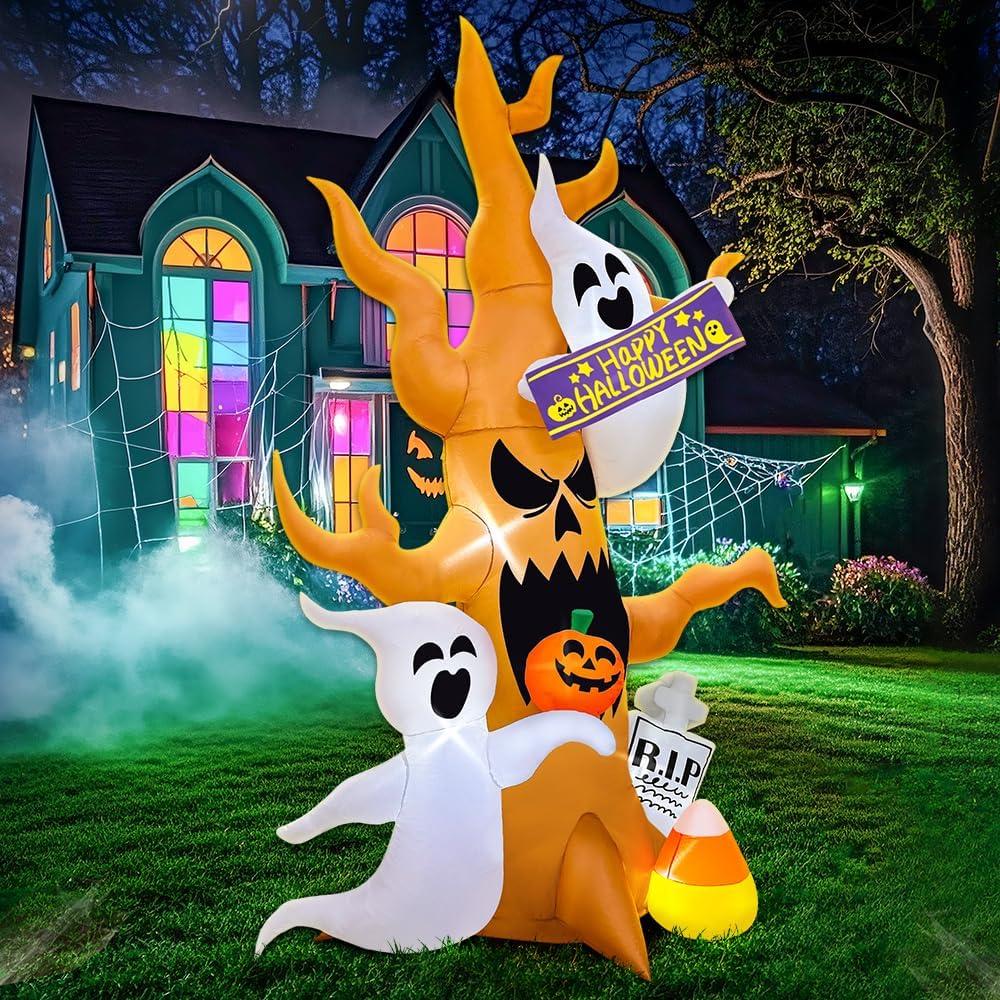 Decoración Inflable de Halloween KOOY 2.44m con LED