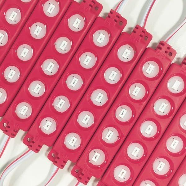 Luz de tira LED 100 módulos IP65 12V 1.44W lvseshuxing