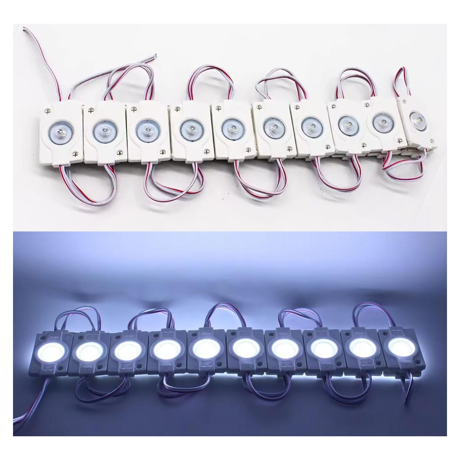 Luces LED de Reemplazo AOOYUANKE 20Pcs 3030 SMD IP65 Blancas