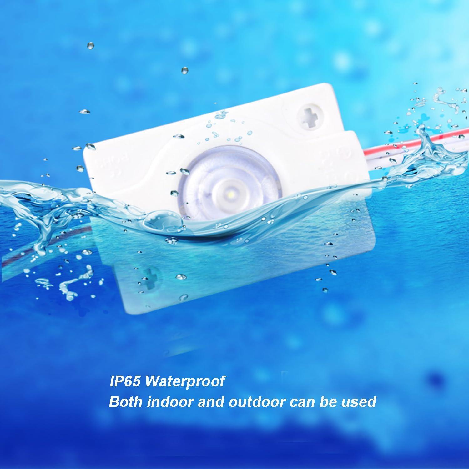 Luces LED de Reemplazo AOOYUANKE 20Pcs 3030 SMD IP65 Blancas