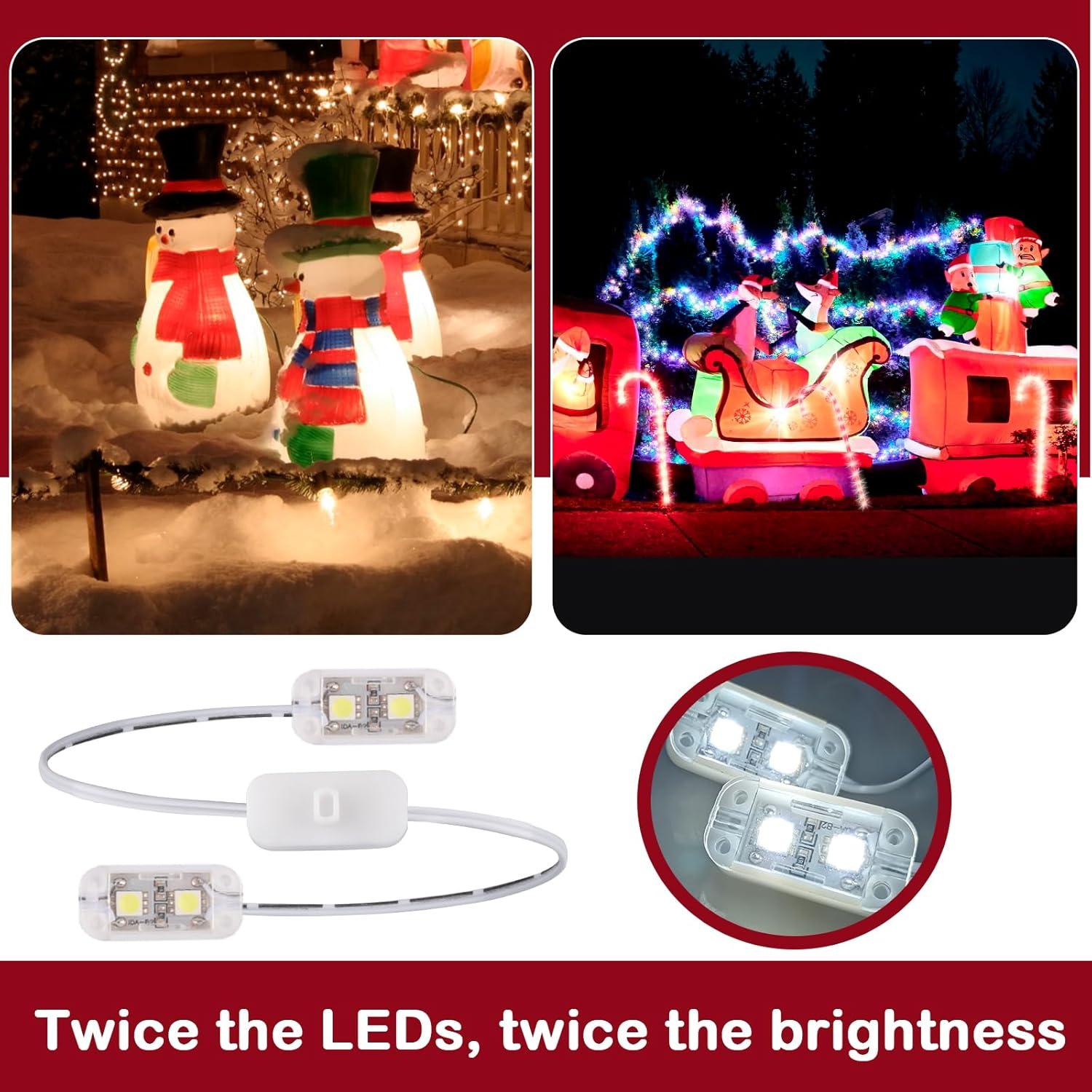 Soplador Inflable Reeooue 12V 1.0A con 3 LEDs IP68