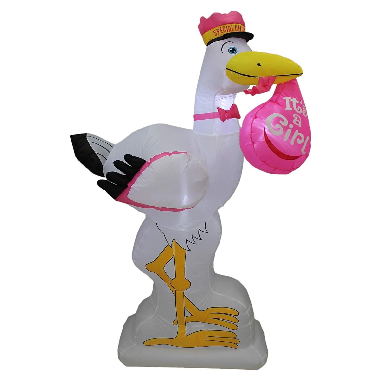 Estor inflable rosa 182 cm Blossom Inflatables Baby Shower