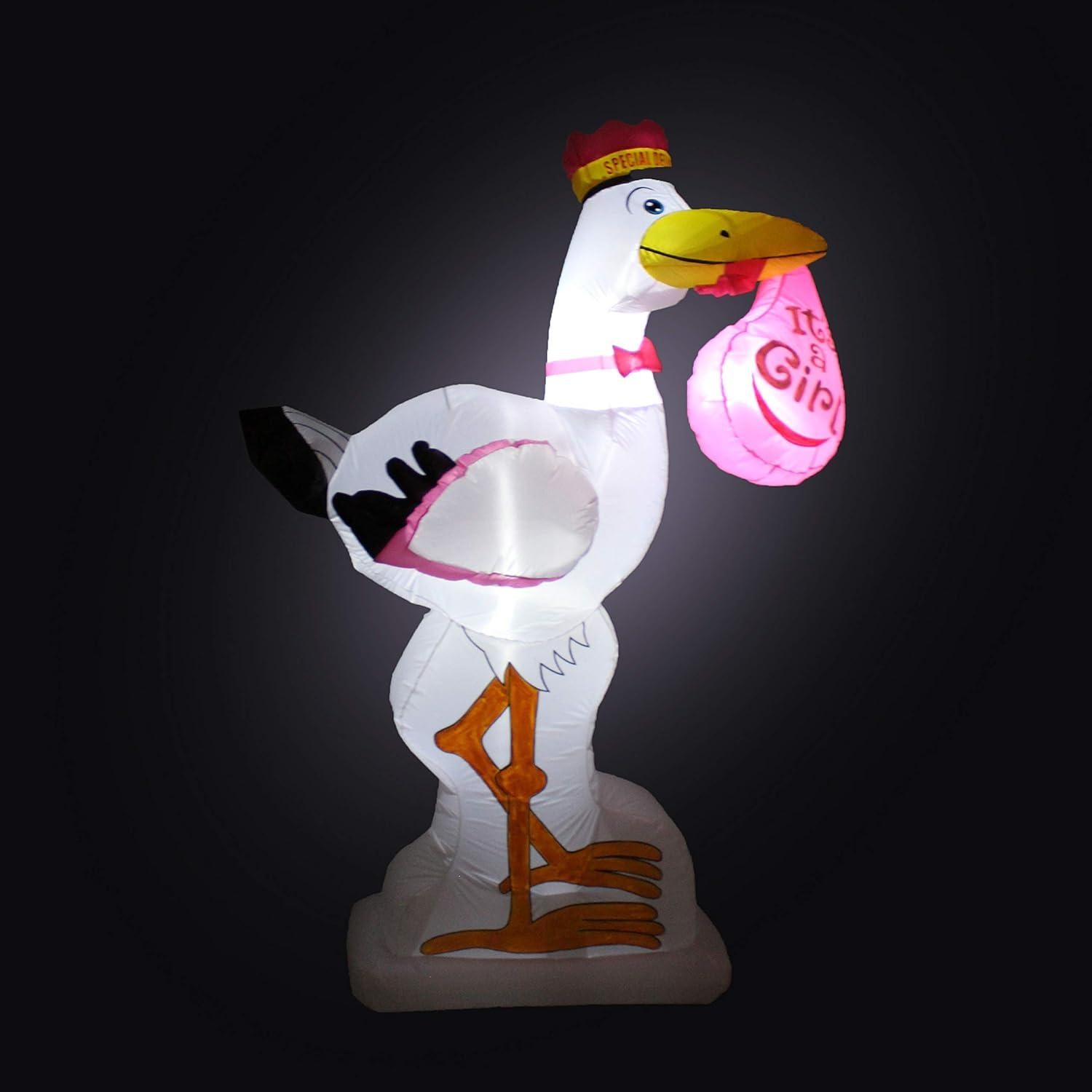 Estor inflable rosa 182 cm Blossom Inflatables Baby Shower