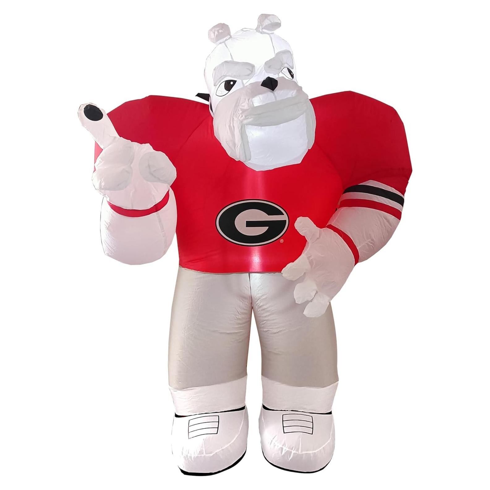 Mascota Inflable 7ft Logo Brands Bulldogs de Georgia LED