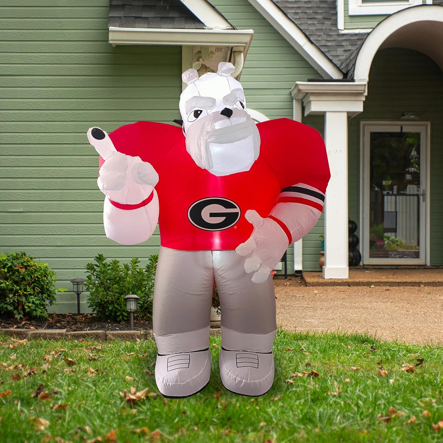 Mascota Inflable 7ft Logo Brands Bulldogs de Georgia LED