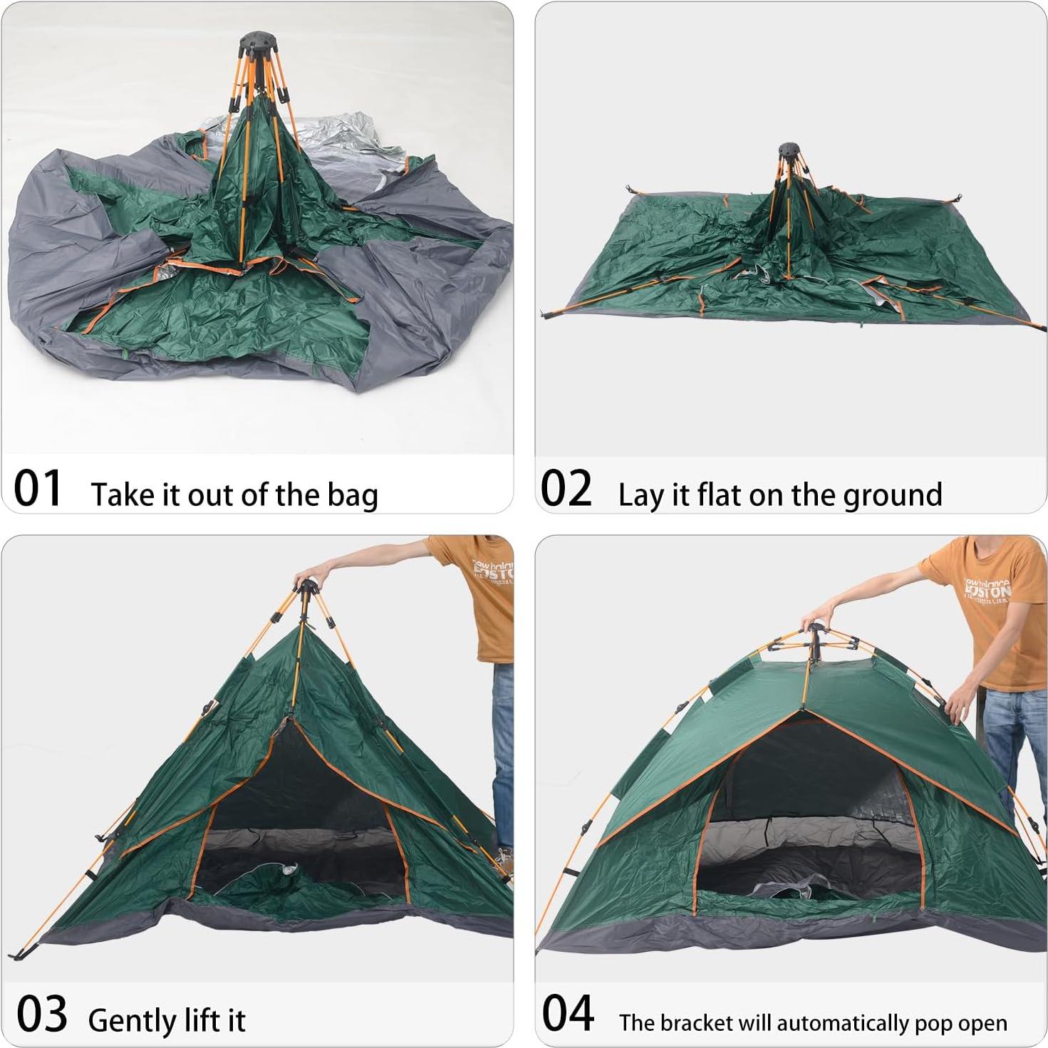 Tienda de Camping Wind Tour 2 Personas Ligera Azul