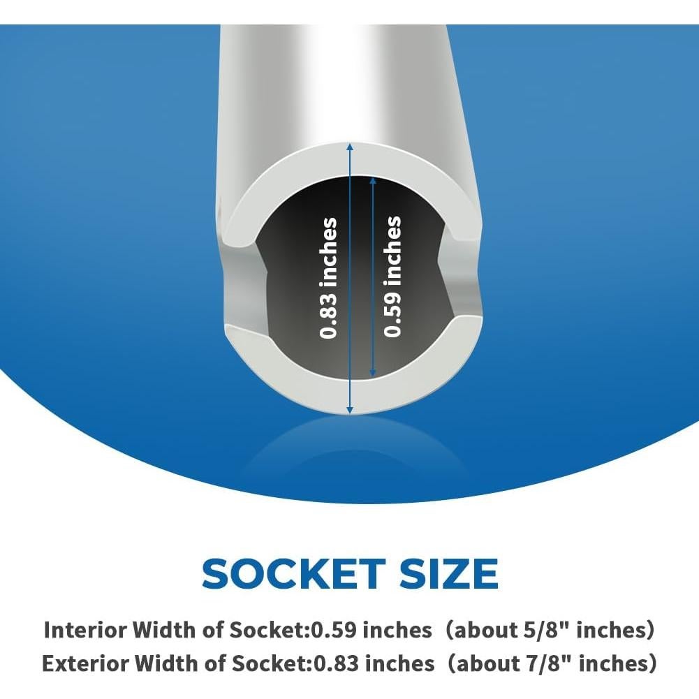 Manija de Manivela para Remolque WIKIBB 10.8 cm Duradera