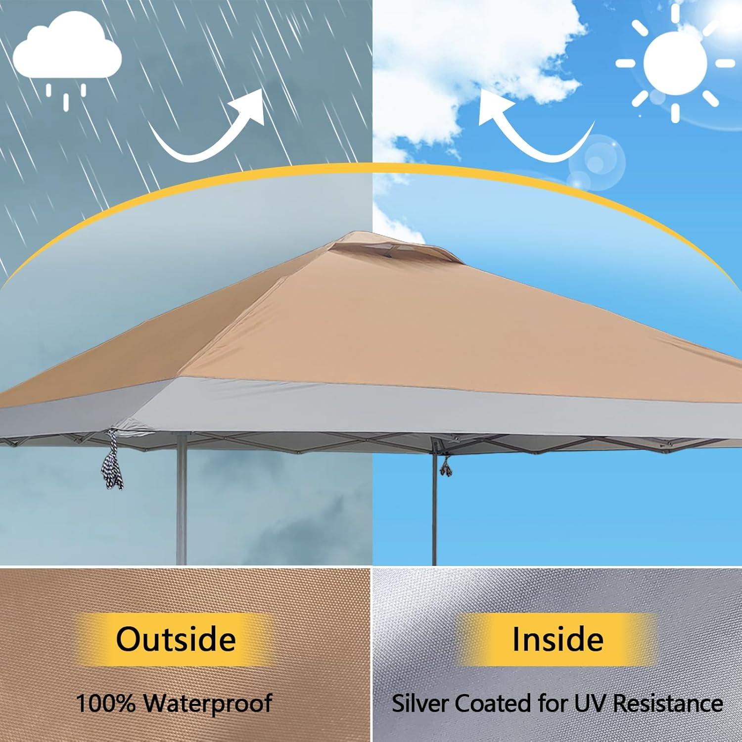 Cubierta de Reemplazo 13x13 D&ONEHOS Impermeable Oxford 300D