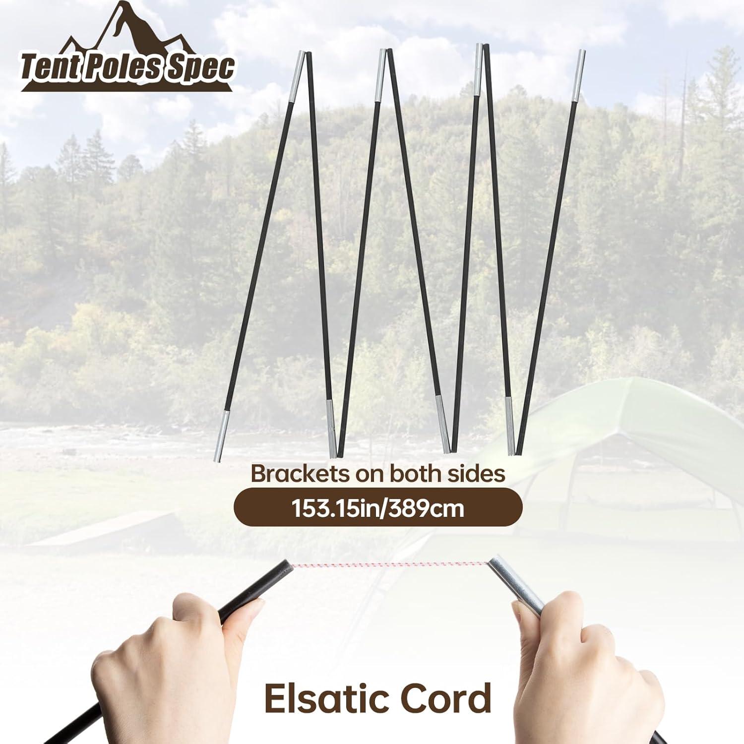 Postes de Reemplazo para Tienda Coleman Sundome 389.5 cm