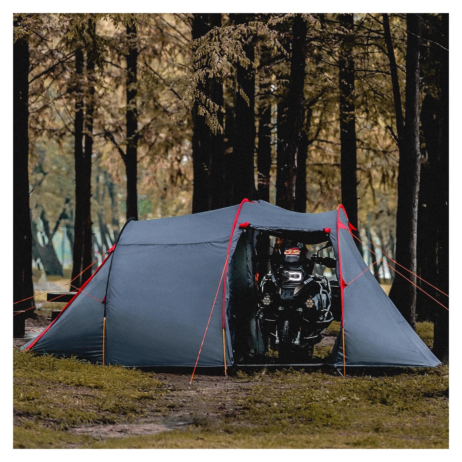 Carpa para 2 Personas StableEase Gris Impermeable para Camping