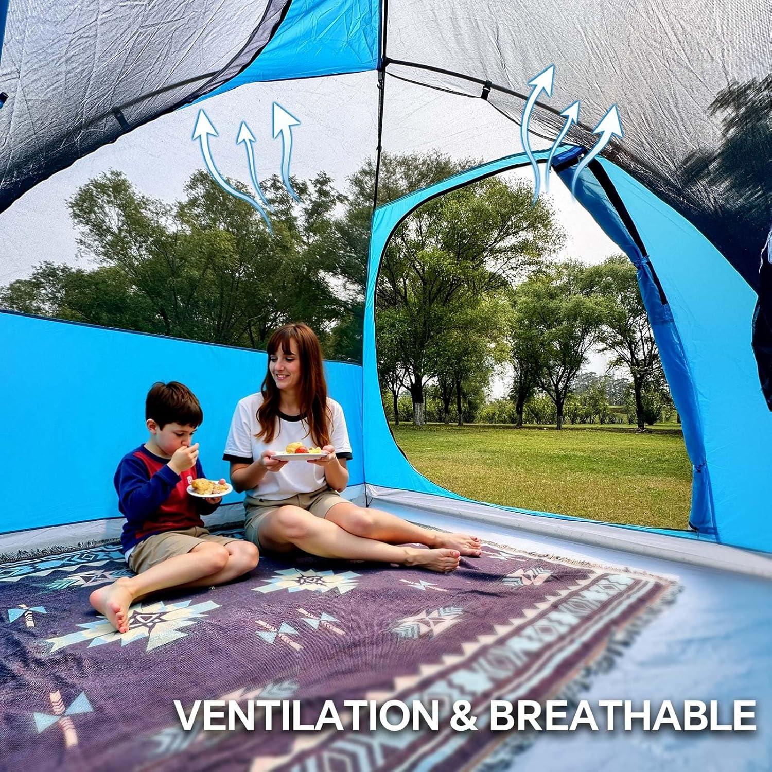 Tienda de Camping JELUCAMP JLP-TENT-8847 para 1-4 Personas