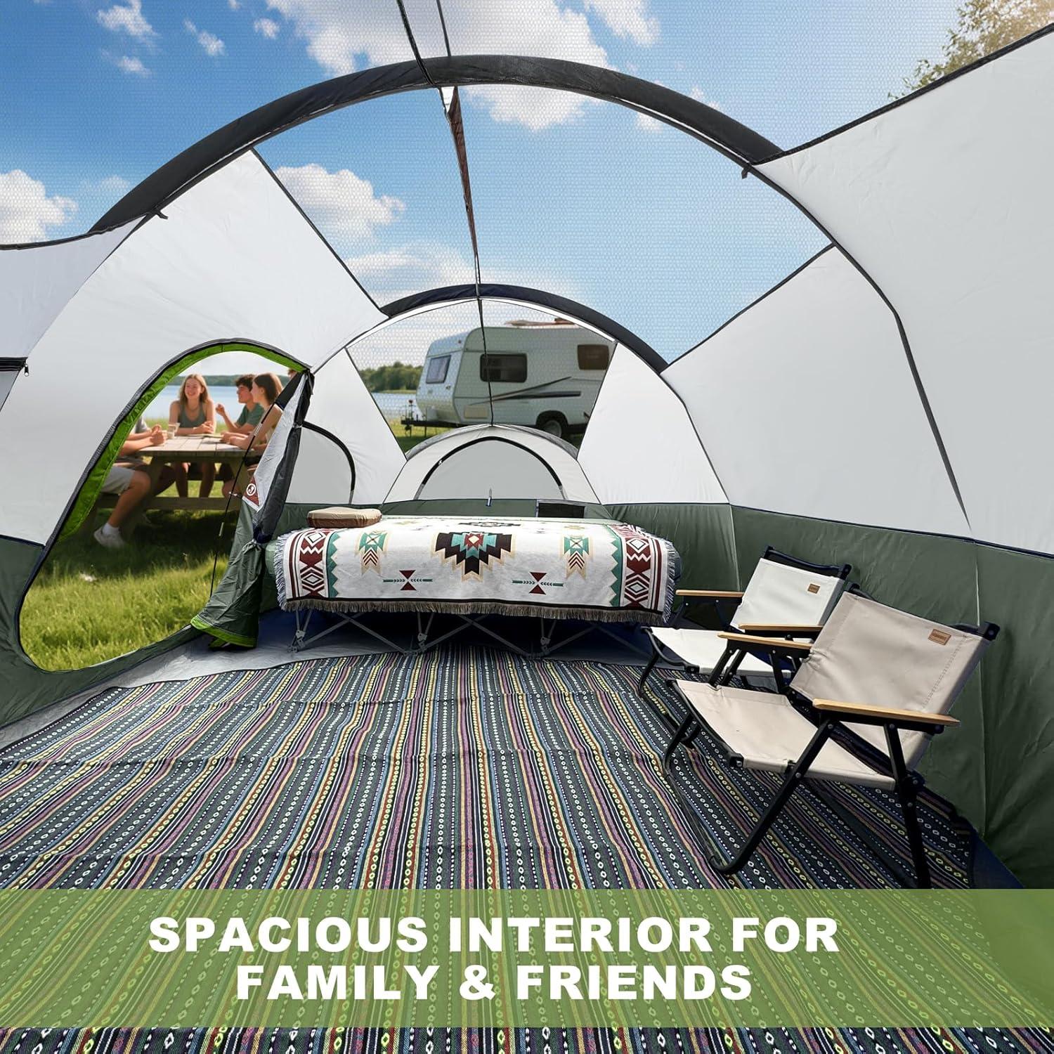 Tienda de Camping CAMPROS CP para 8 Personas Impermeable