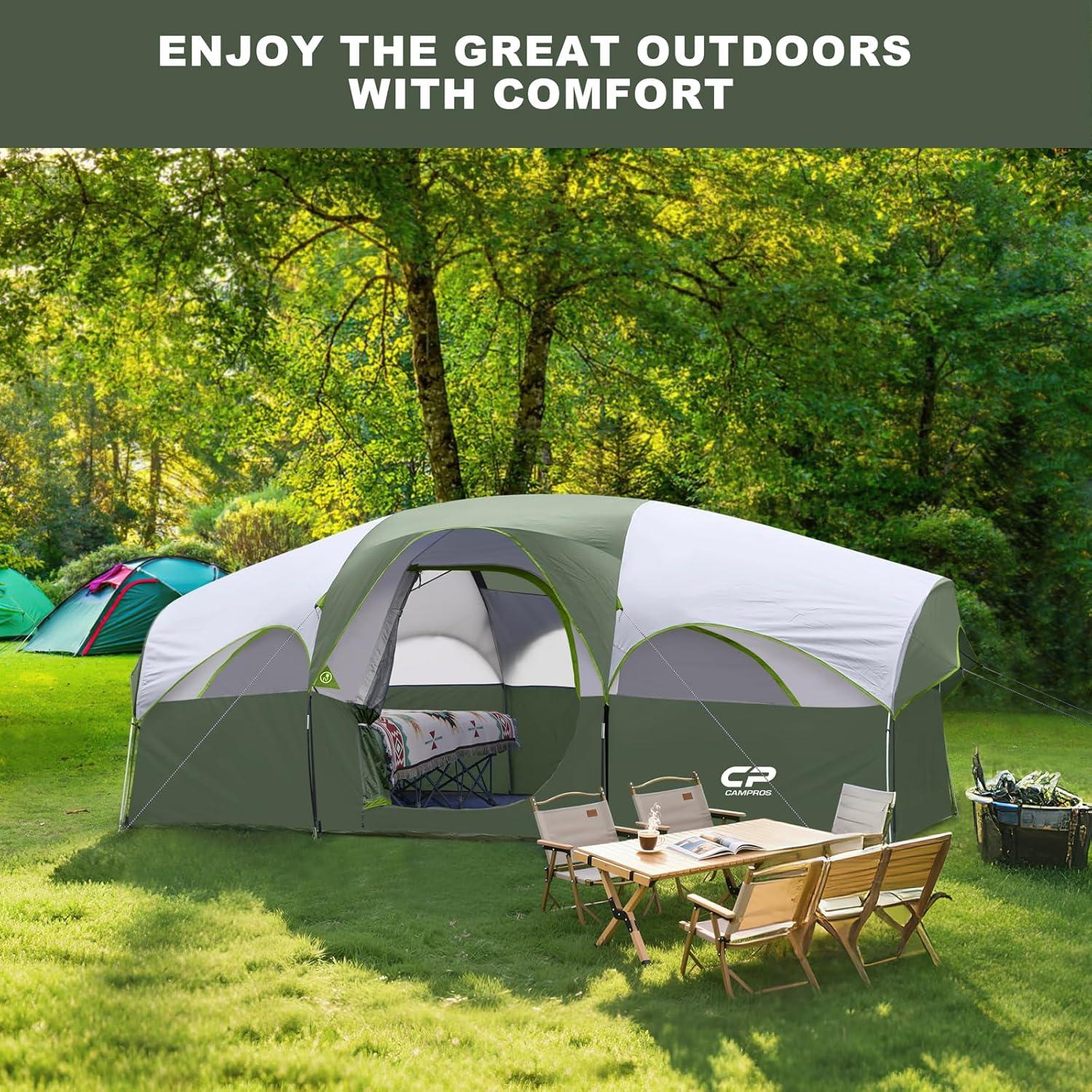 Tienda de Camping CAMPROS CP para 8 Personas Impermeable