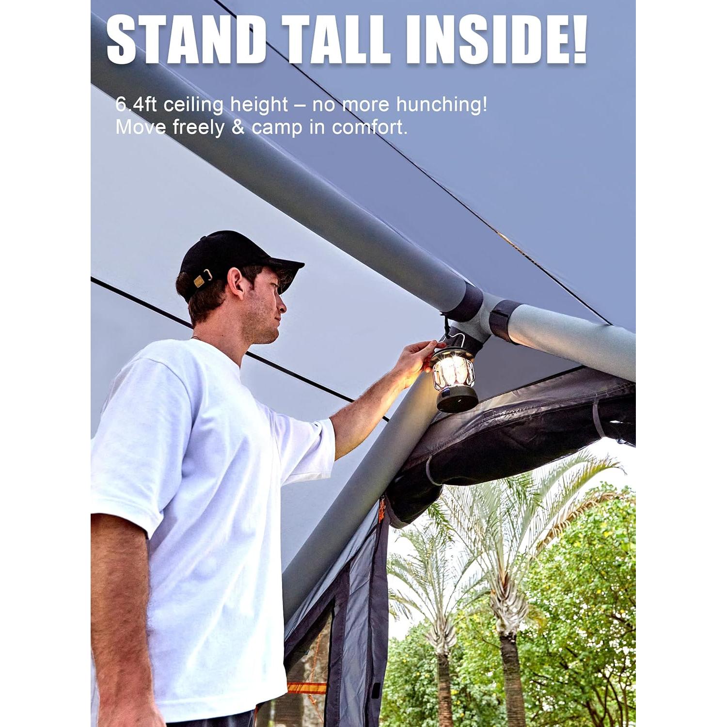 Tienda Inflable SANHOVO 6 Personas 2.99m x 2.18m Impermeable