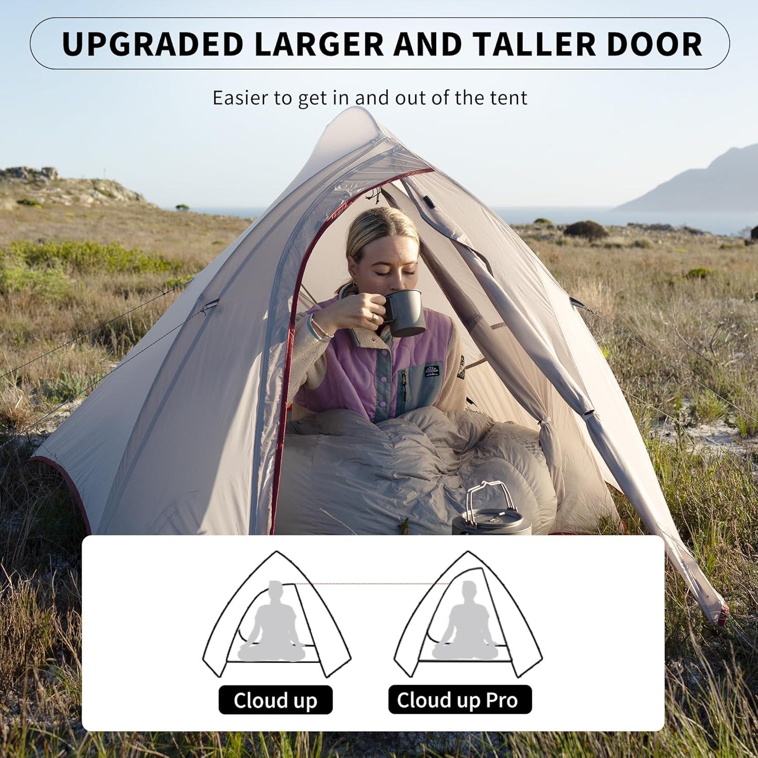 Carpa Ultraligera Naturehike Cloud-Up 1 Persona Impermeable