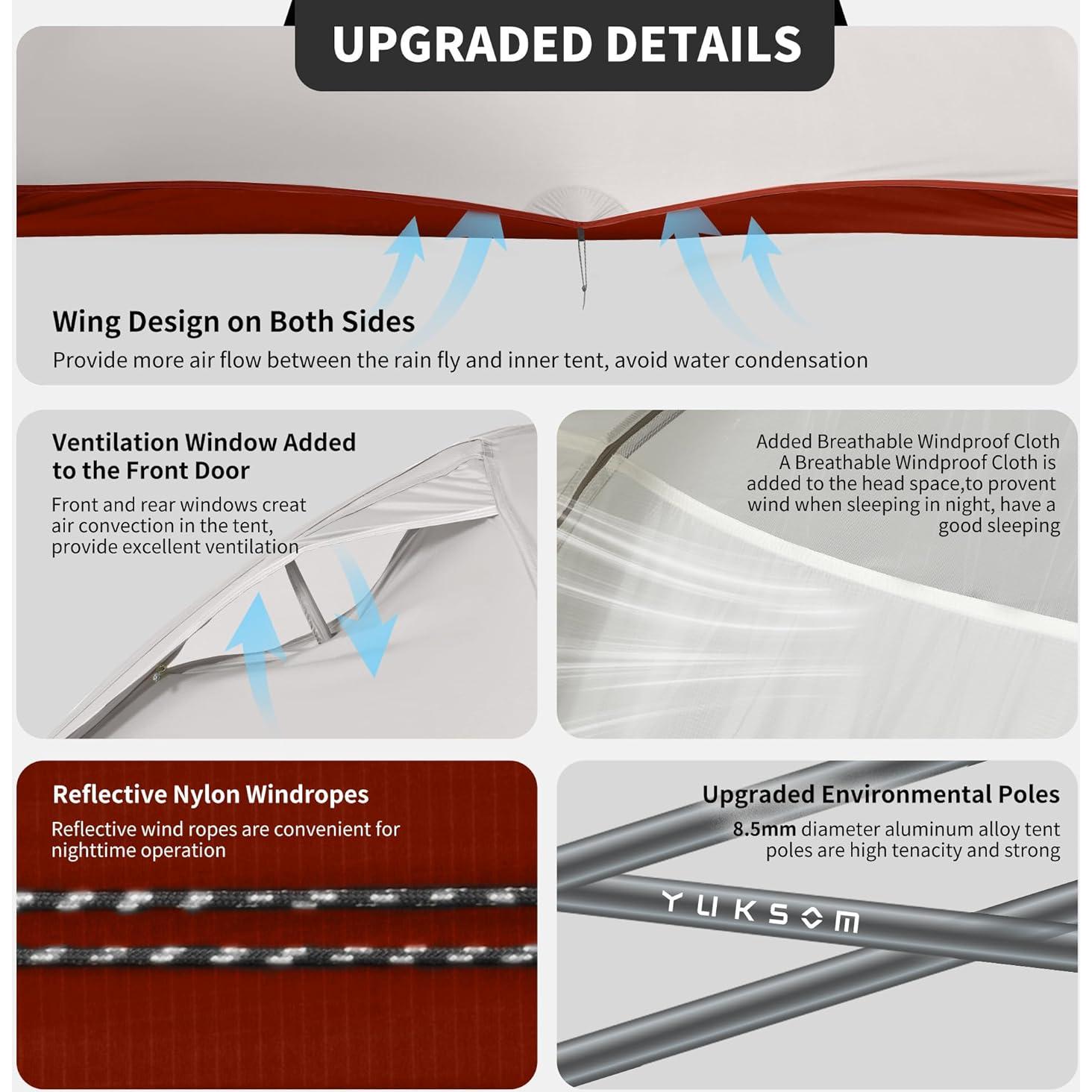 Carpa Ultraligera Naturehike Cloud-Up 1 Persona Impermeable