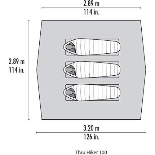 Refugio de Camping MSR Thru-Hiker Wing 9.29 m² Ultraligero