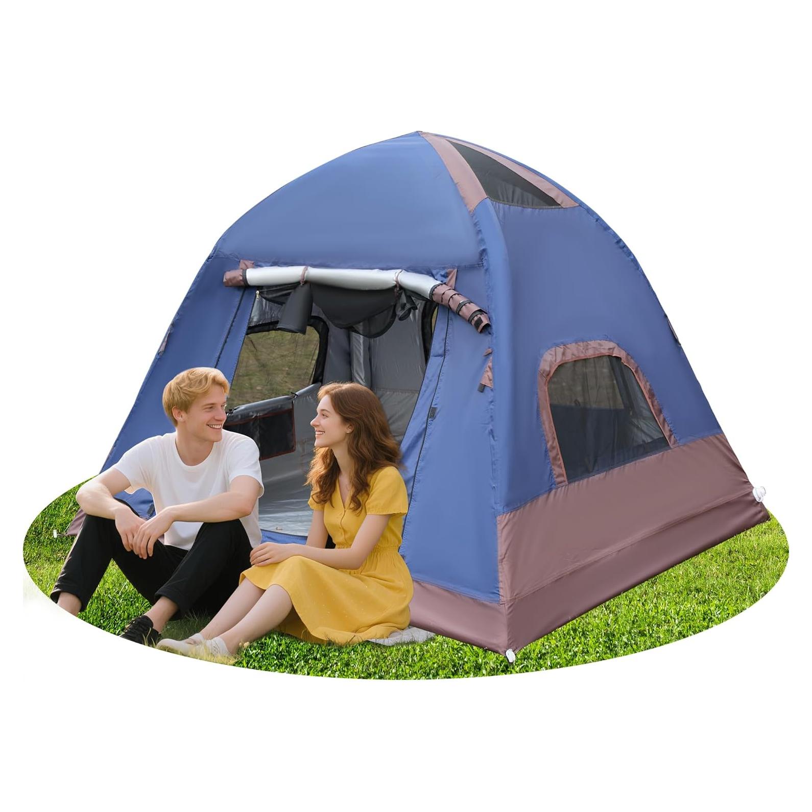 Carpa Inflable Eolzzi para 4 Personas - Impermeable 4 Estaciones