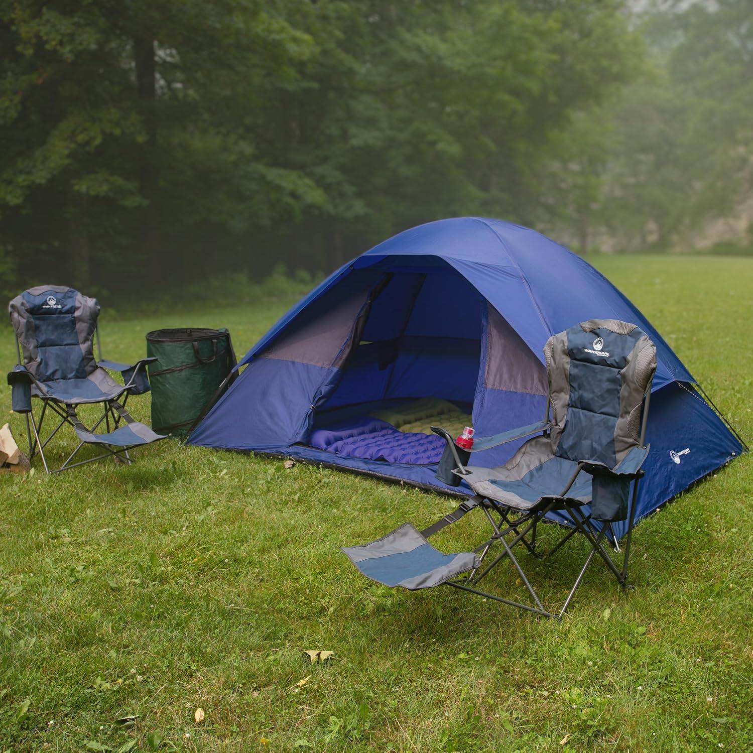 Carpa Familiar para Camping Wakeman 5 Personas Impermeable