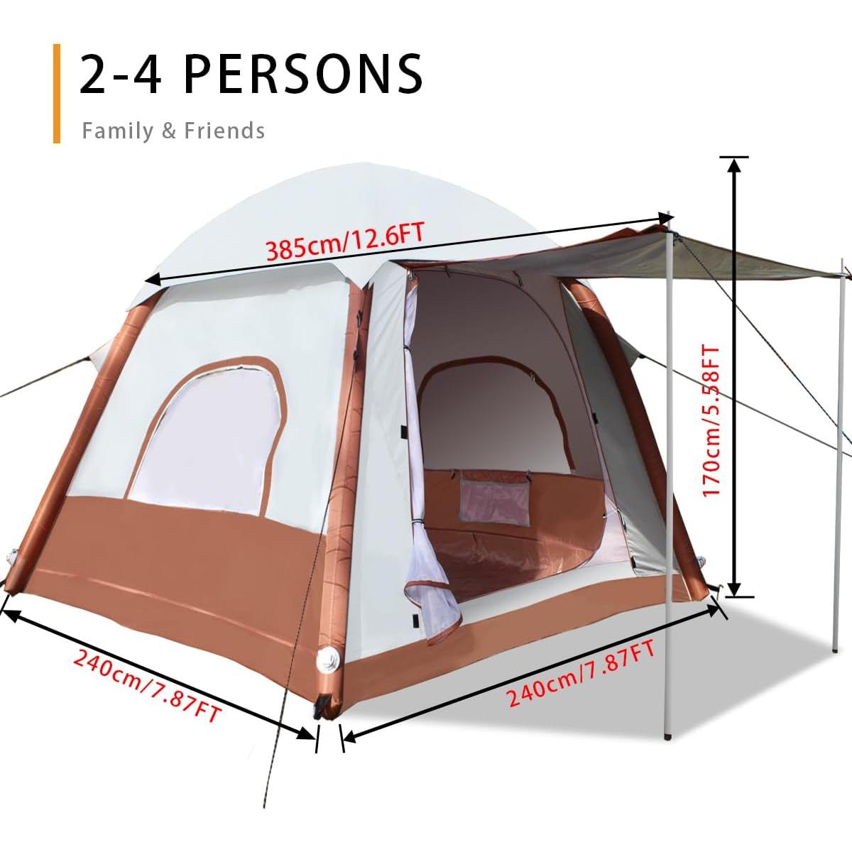 Tienda Inflable Umbalir KT-AIRTENT para 4 Personas - Impermeable
