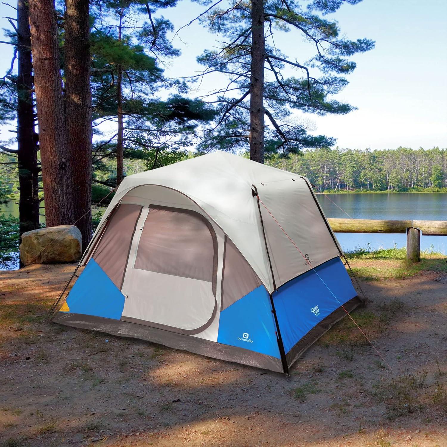Carpa Instantánea Pop Up Outbound para 6 Personas - Impermeable