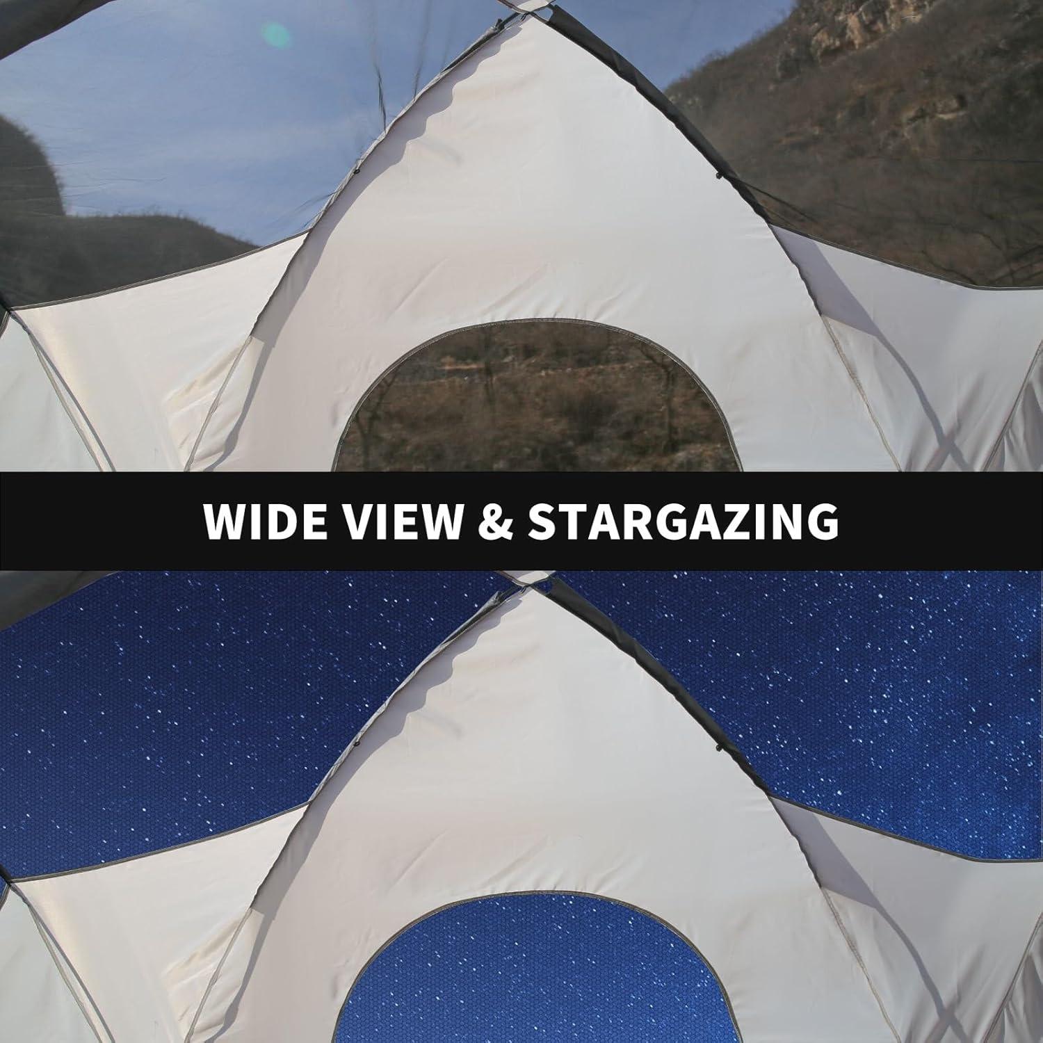 Carpa Familiar EchoSmile NYF08 para 10-12 Personas Impermeable